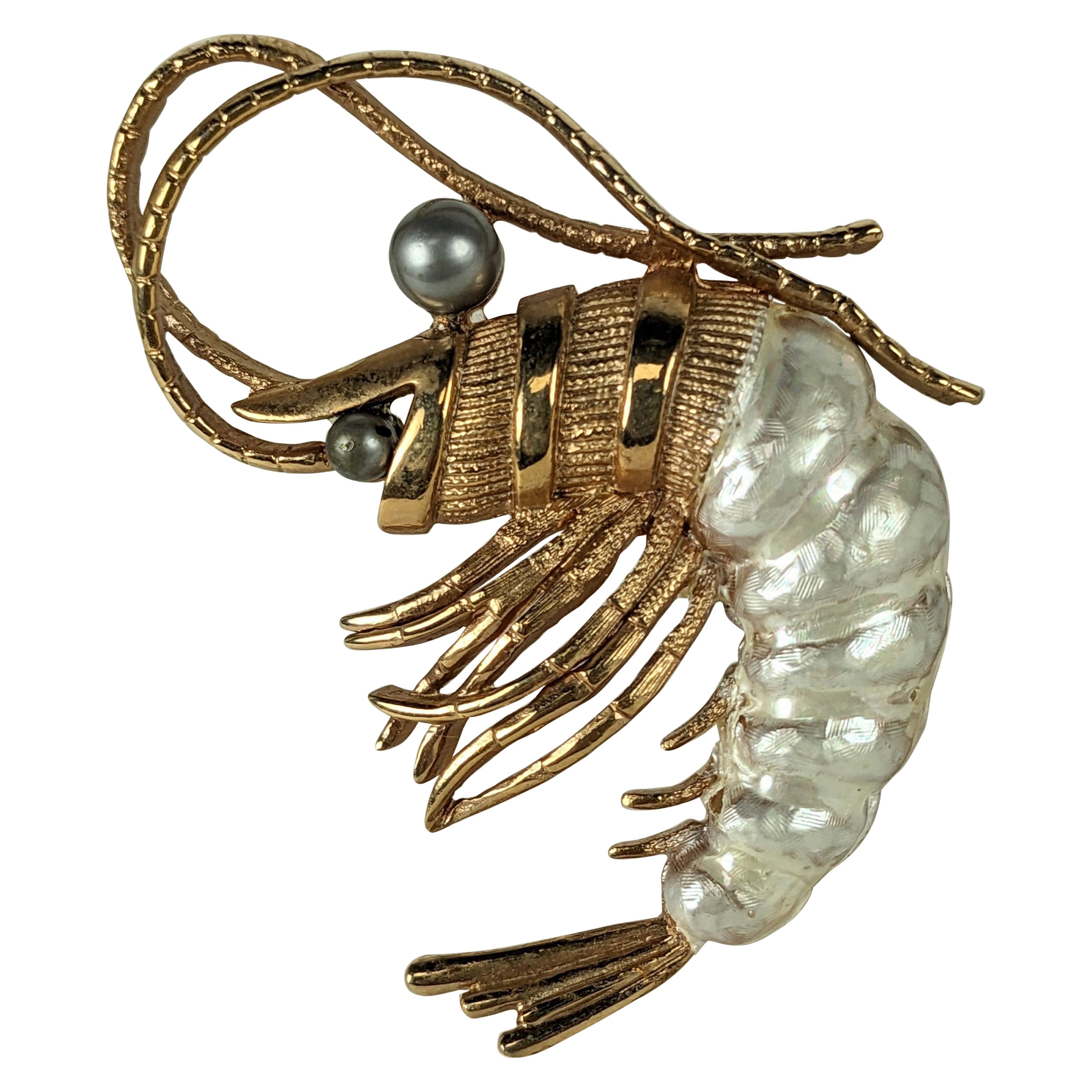 Marcel Boucher Broche de gamba esmaltado