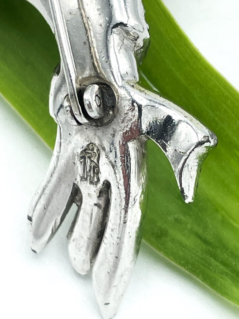 Broche Signée Marcel BOUCHER - Métal - Occasion Vintage