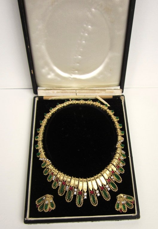 Marcel Boucher Necklace and Earring Set 3