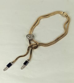 Marcel Boucher Retro Gas Pipe Pendant Necklace