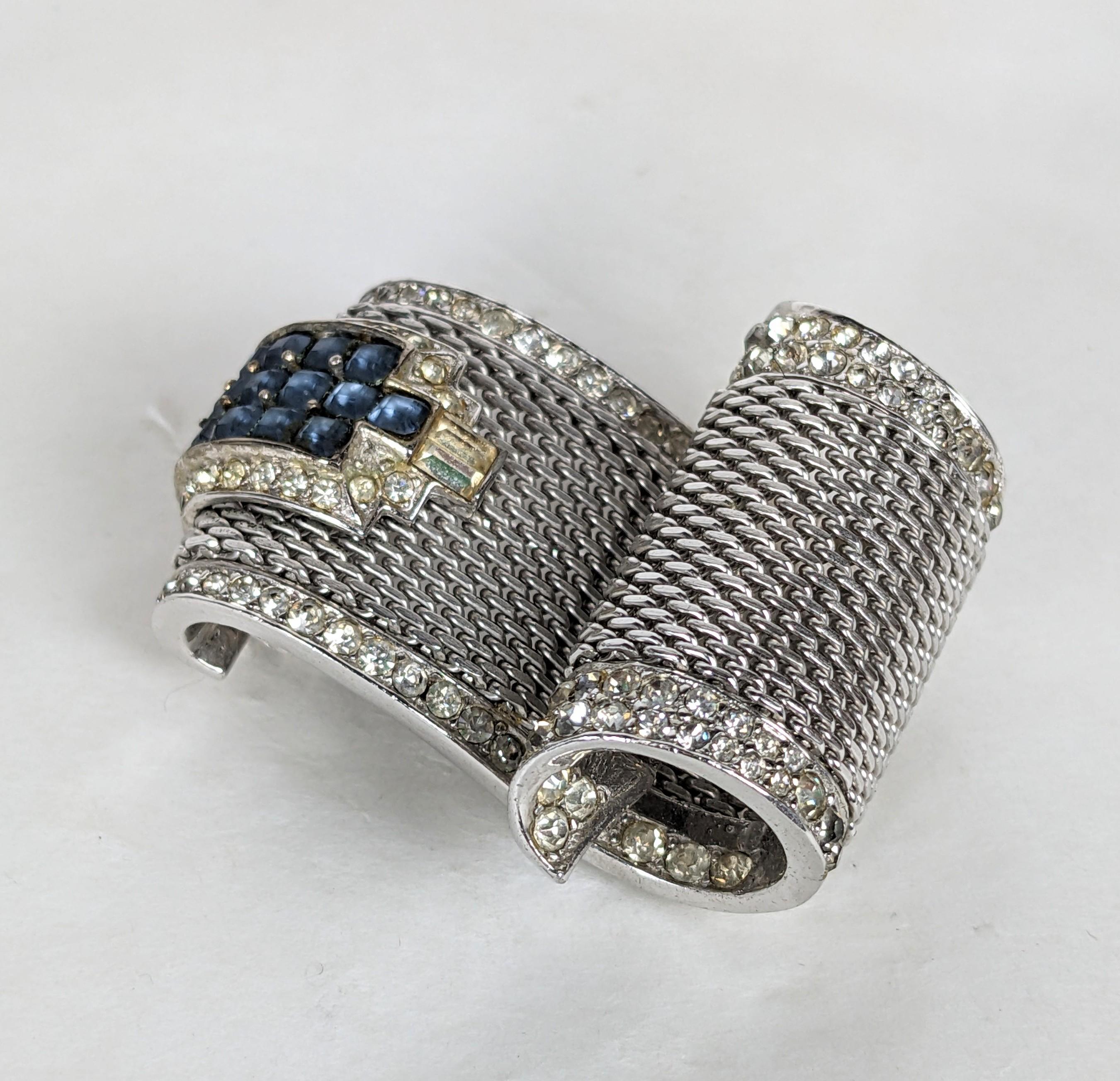 Marcel Boucher Pinza de pergamino retro en Bueno estado para la venta en New York, NY