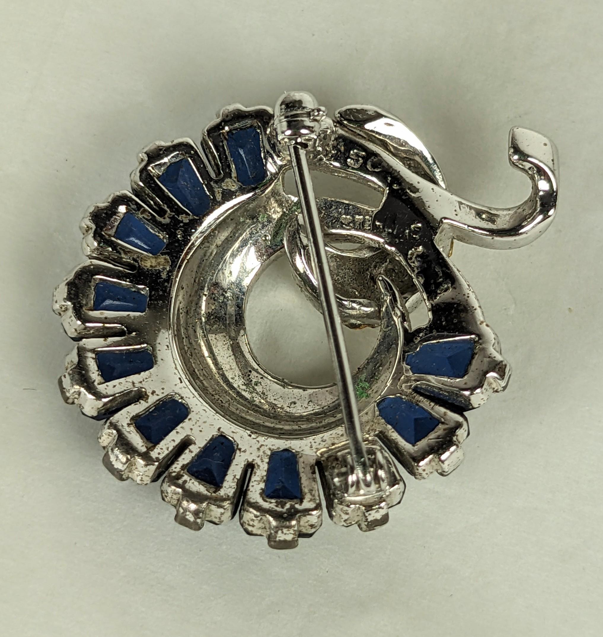 Marcel Boucher Retro Swirl Brooch For Sale 2