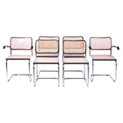 Marcel Breuer 2 Italian Armchairs and 4 Chairs, 1970