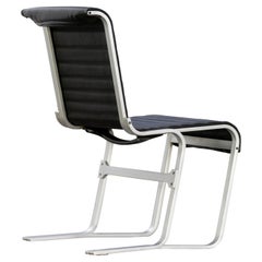 Marcel Breuer Aluminiumstuhl 1933 ICF Cadsana Italien MoMa Museum Bauhaus Schwarz