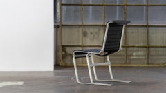 Marcel Breuer Aluminiumstuhl 1933 ICF Cadsana Italien MoMa Museum Bauhaus Schwarz