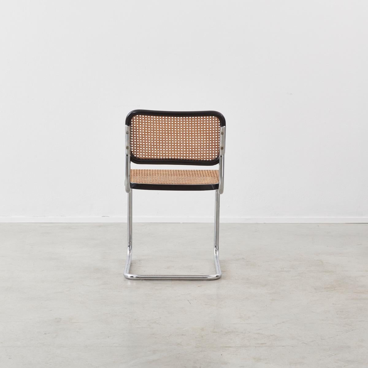 Cane Marcel Breuer Attributed Cesca Chair, Italy, circa 1970s