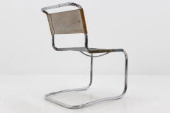 Marcel Breuer B-33 Bauhaus Chrome Chair for Thonet