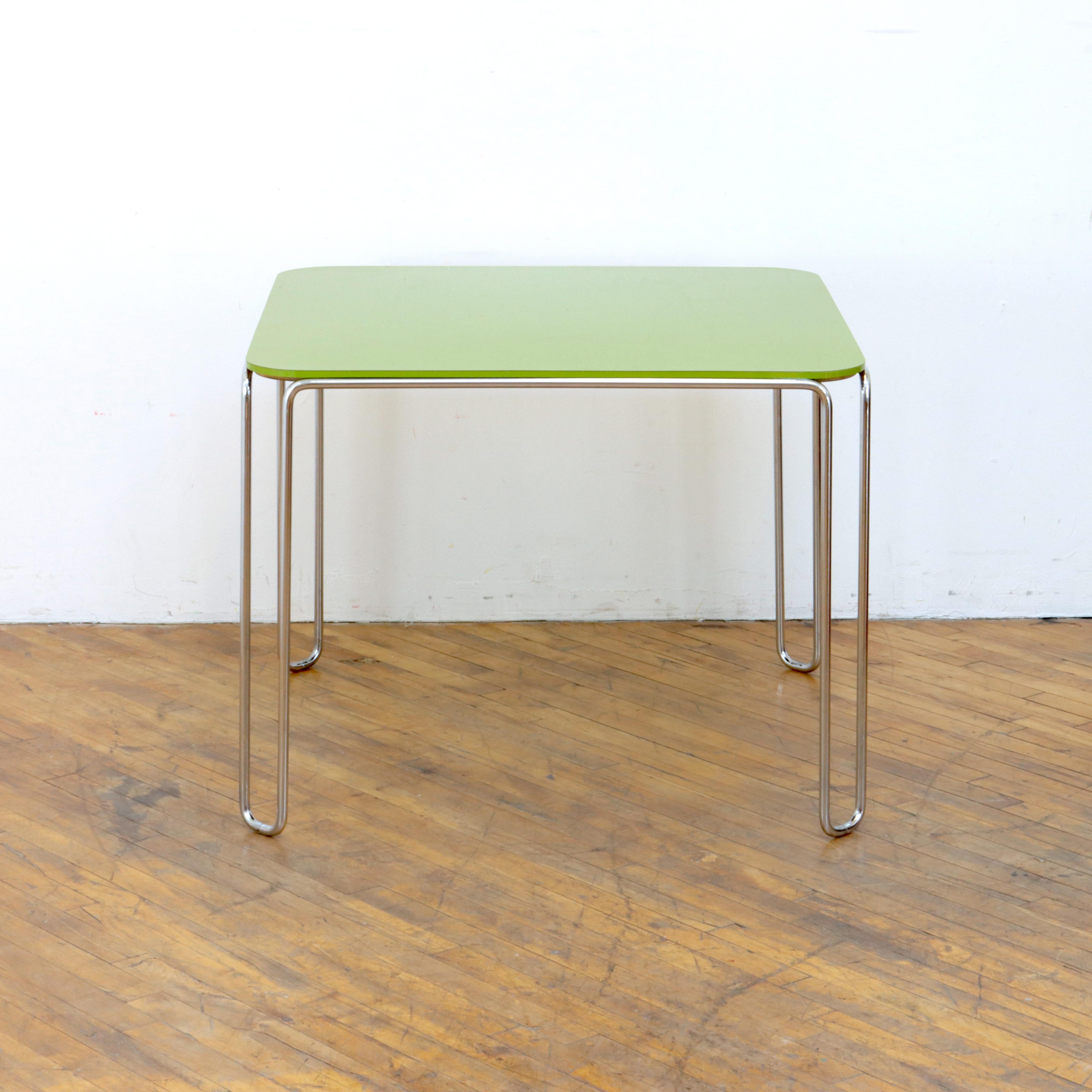 Chrome Marcel Breuer B10 Dining Table