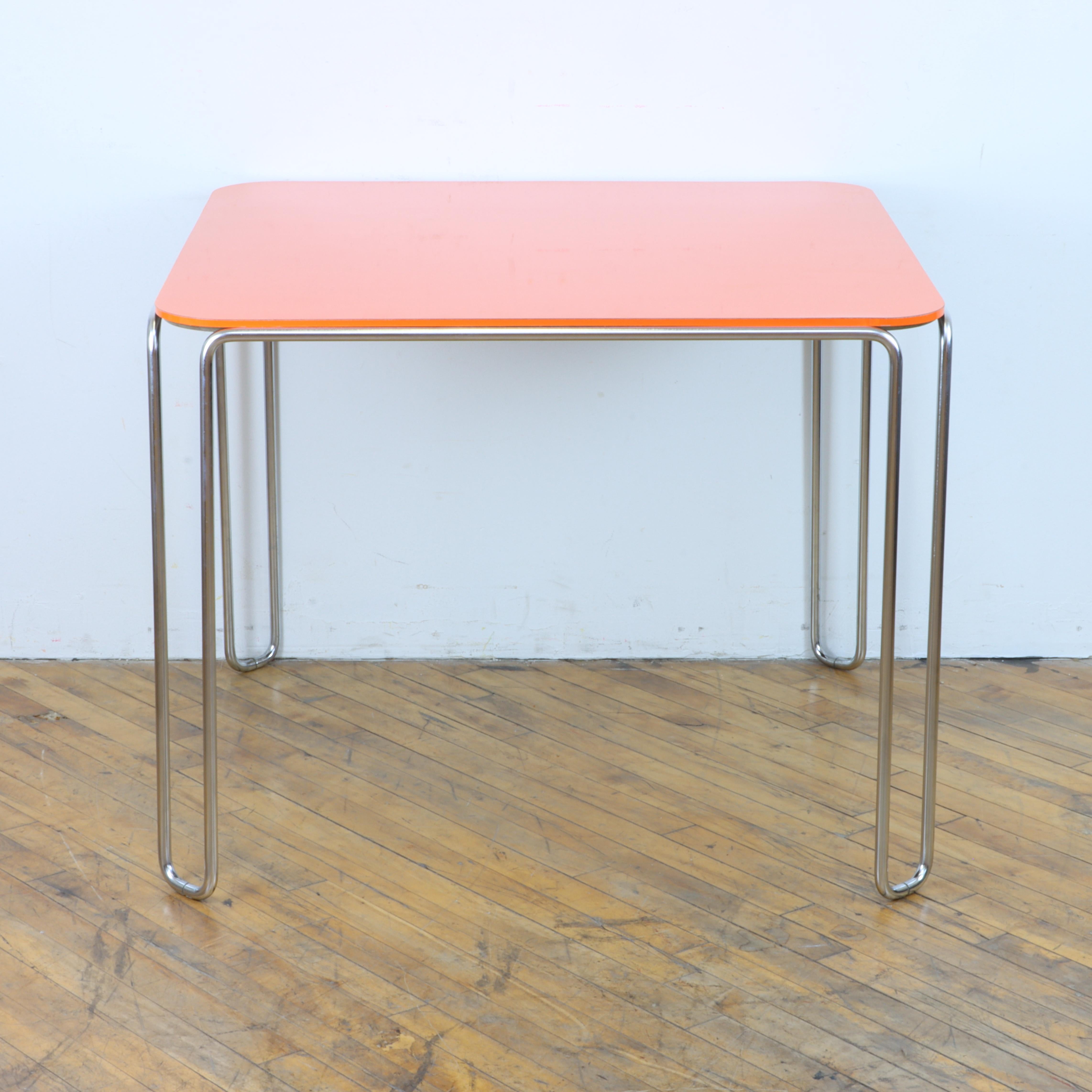 Chrome Table de salle à manger B10 Marcel Breuer en vente