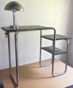 Marcel Breuer B21 Thonet Bauhaus Tubular Steel Typewriter Table