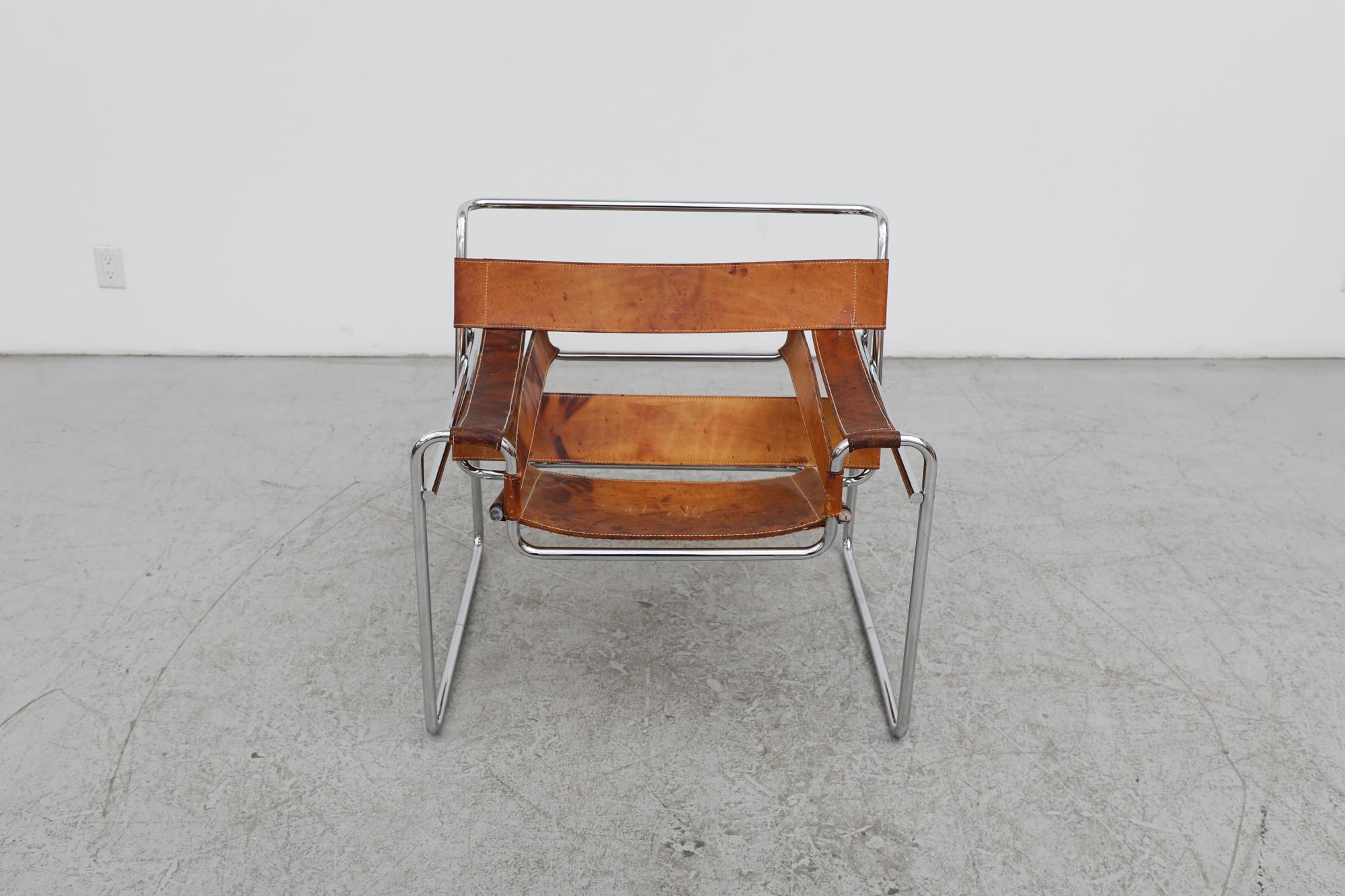 Marcel Breuer B3 Wassily Chair for Gavina, 1960's For Sale 3