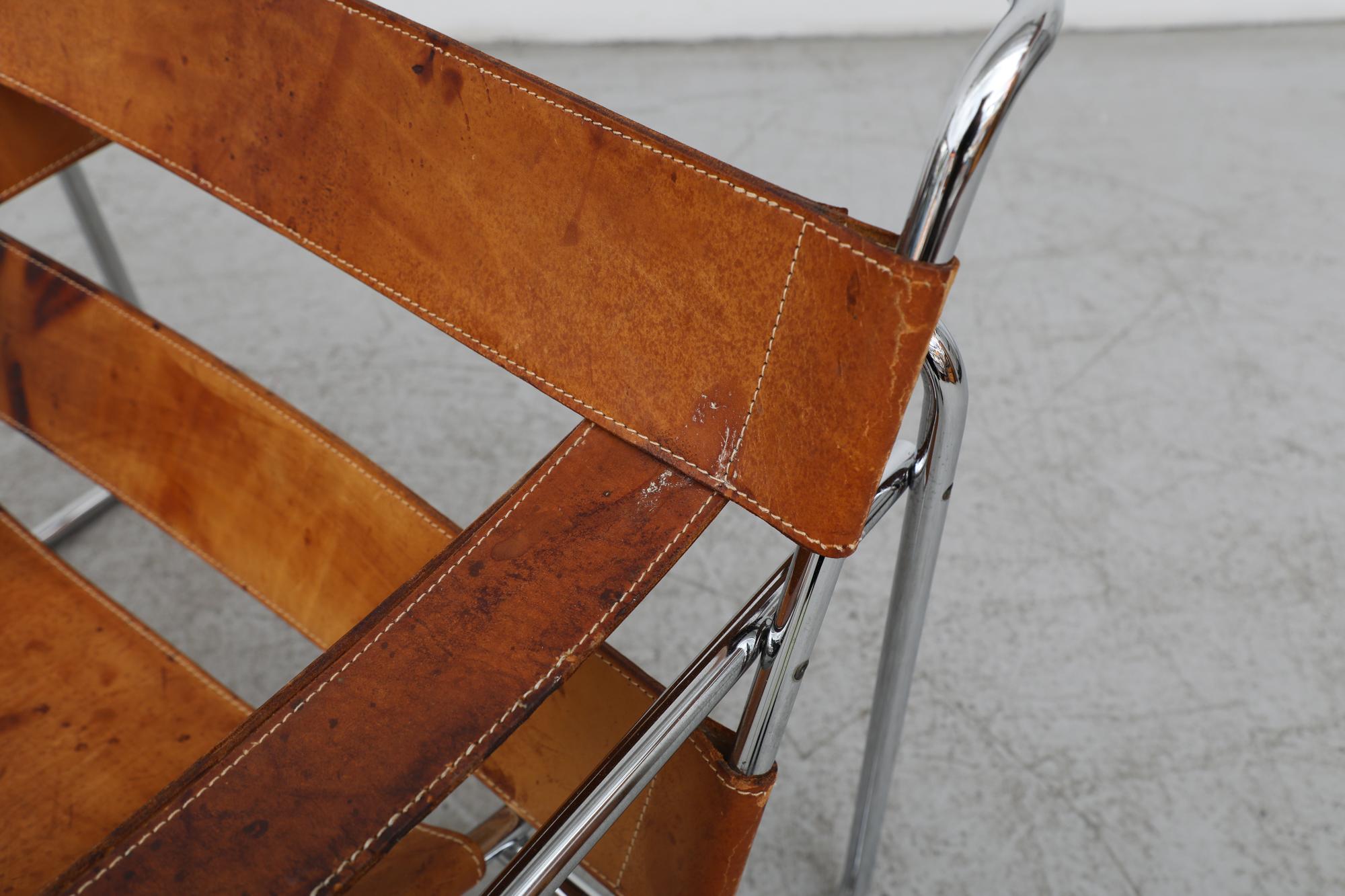 Marcel Breuer B3 Wassily Chair for Gavina, 1960's For Sale 6