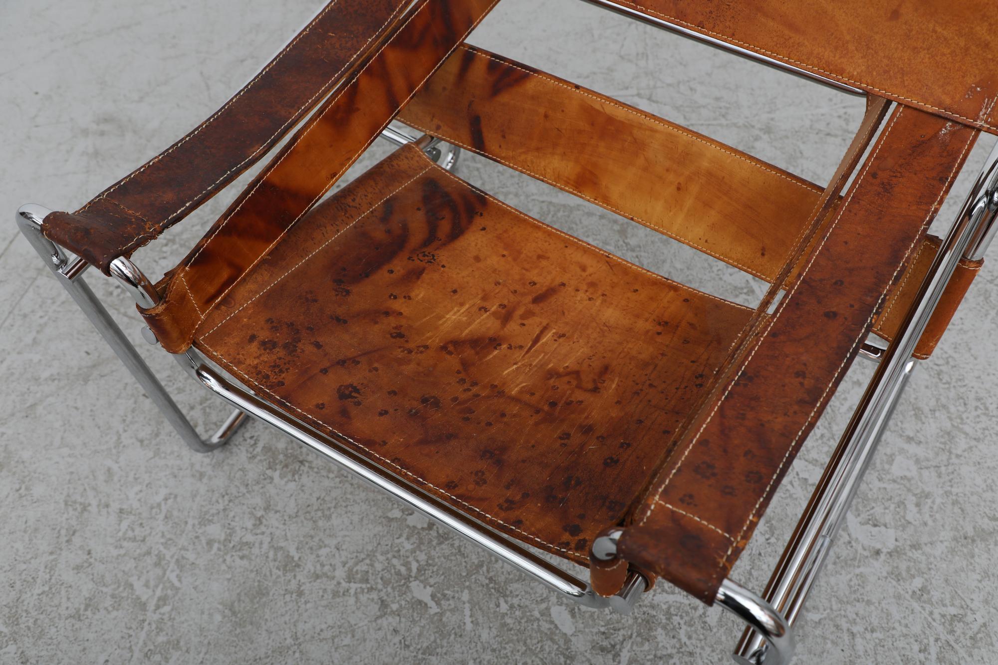 Marcel Breuer B3 Wassily Chair for Gavina, 1960's For Sale 9