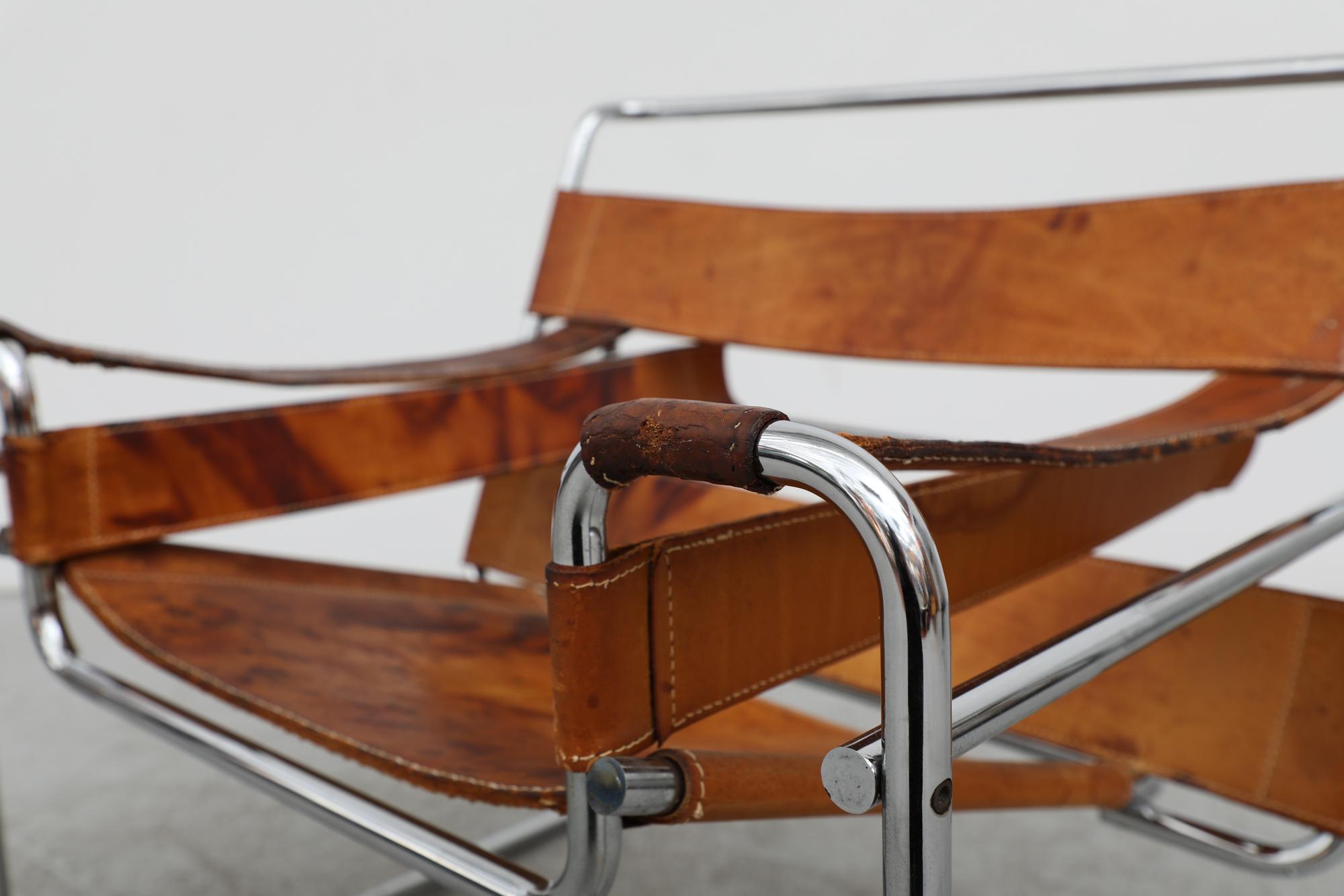 Marcel Breuer B3 Wassily Chair for Gavina, 1960's For Sale 10