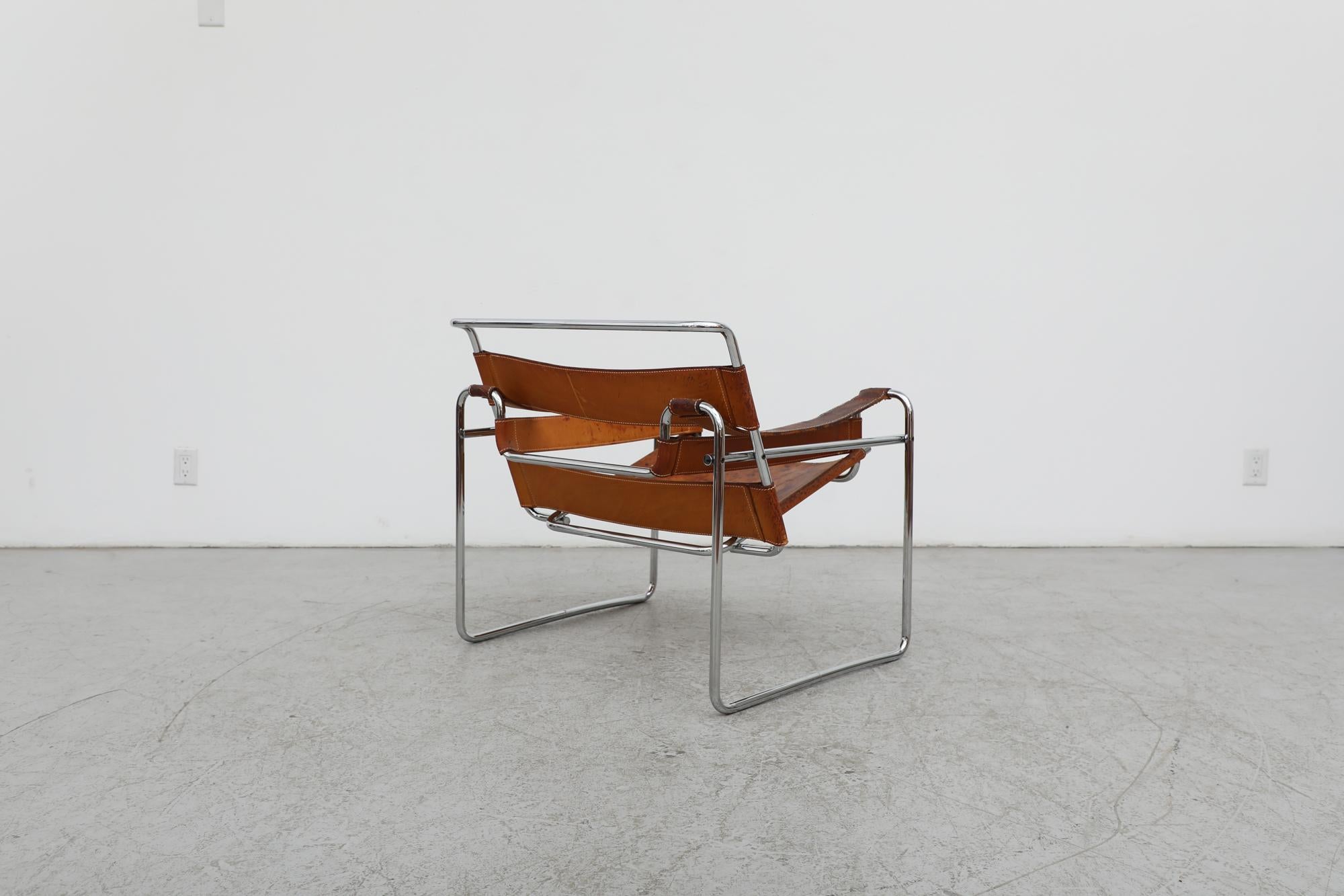 Mid-20th Century Marcel Breuer B3 Wassily Chair for Gavina, 1960's For Sale