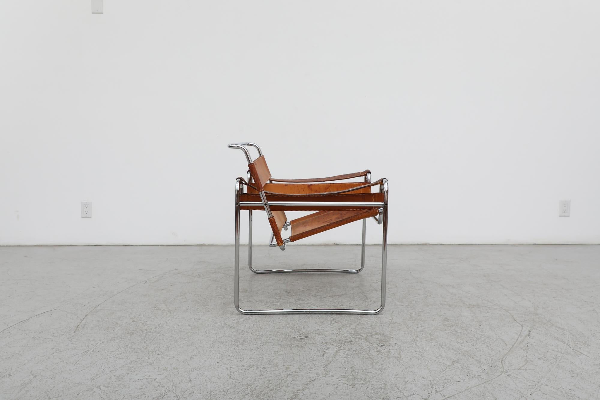 Metal Marcel Breuer B3 Wassily Chair for Gavina, 1960's For Sale
