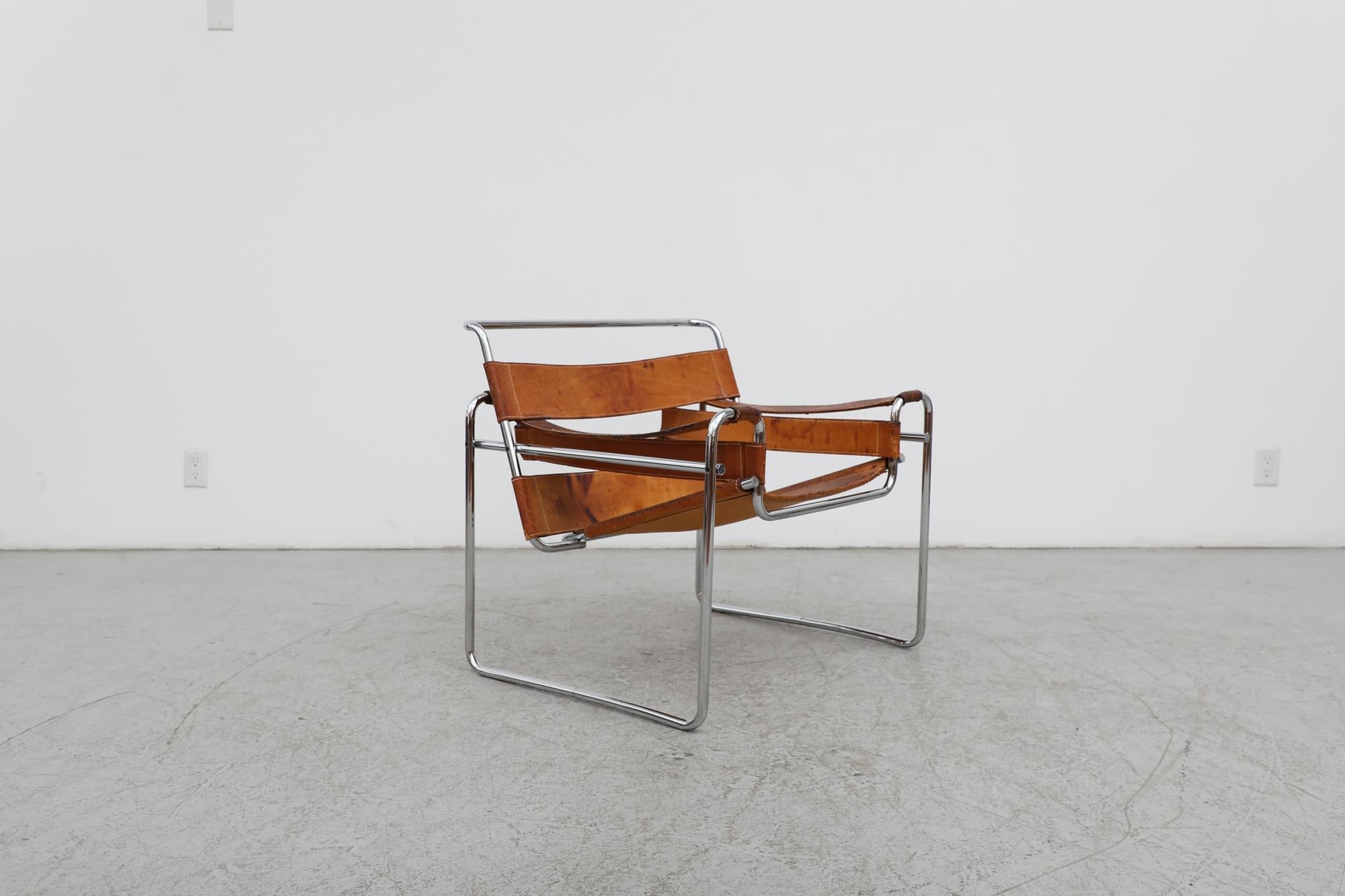 Marcel Breuer B3 Wassily Chair for Gavina, 1960's For Sale 1