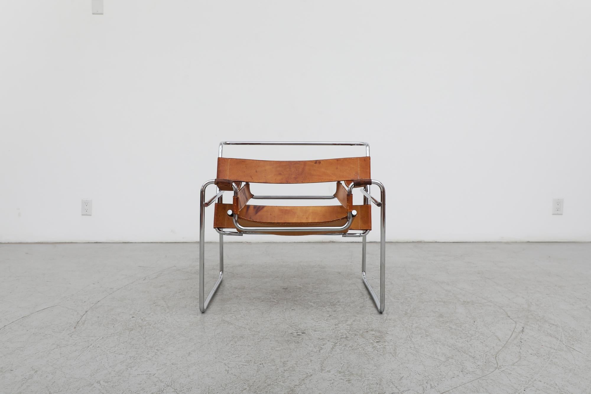 Marcel Breuer B3 Wassily Chair for Gavina, 1960's For Sale 2