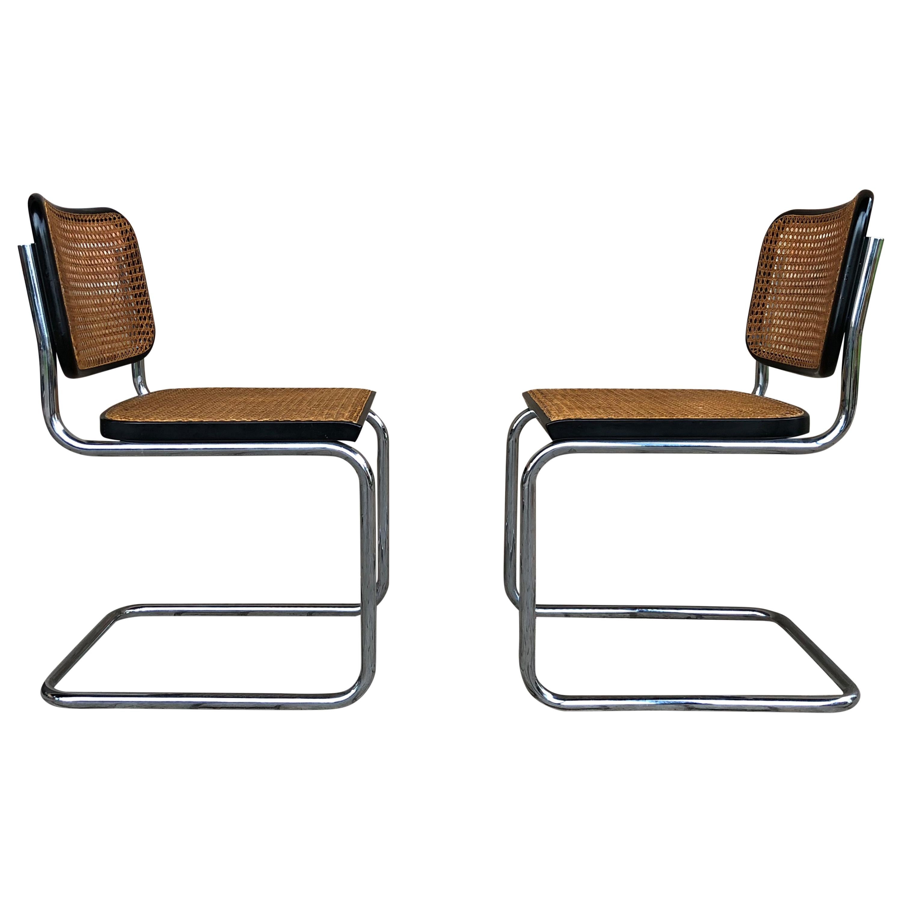 Marcel Breuer B32 Sillas de comedor Cesca para Gavina Knoll, 1963, lote de 8 en venta 1