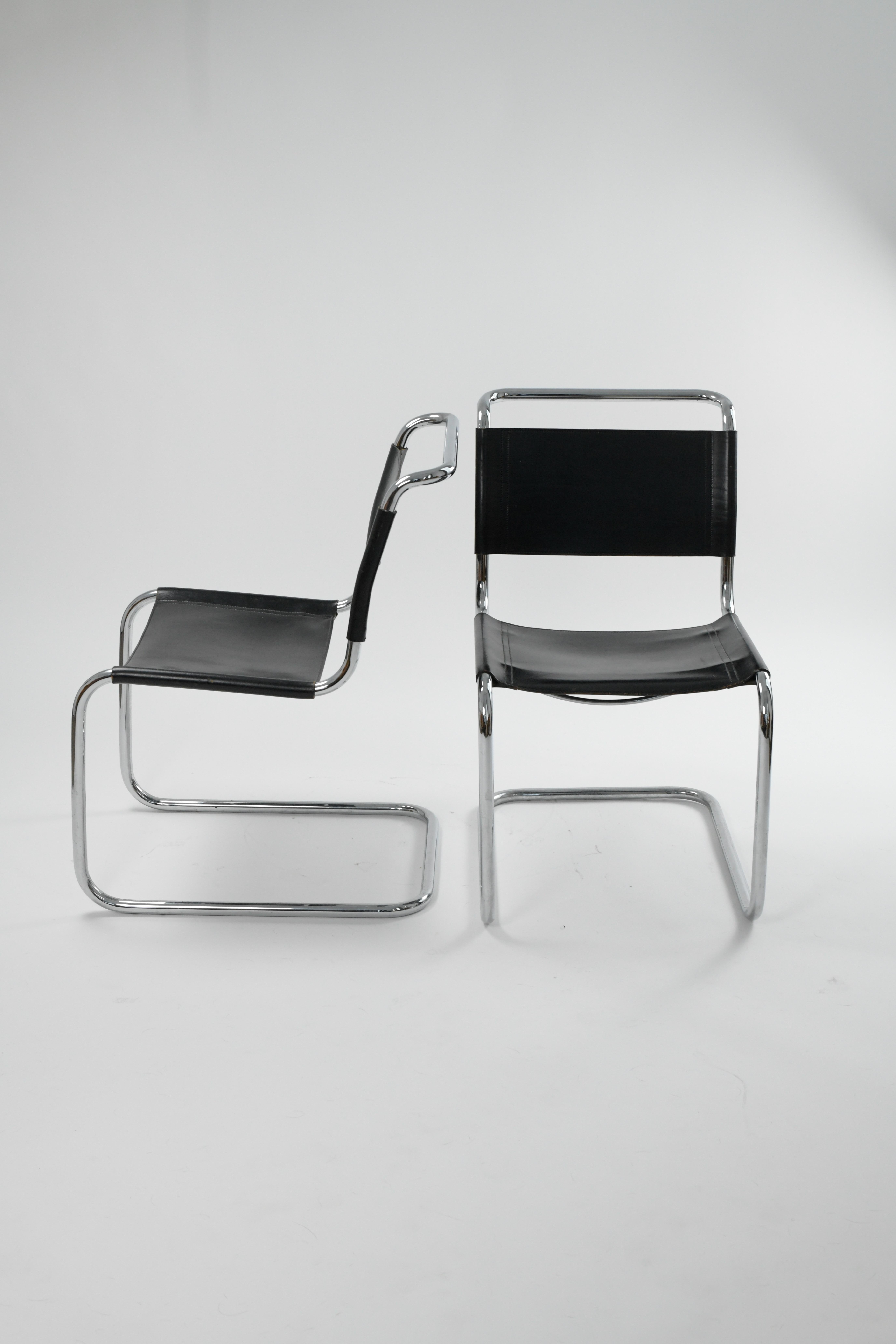 20th Century Mart Stam B33 Chairs by Fasem  For Sale