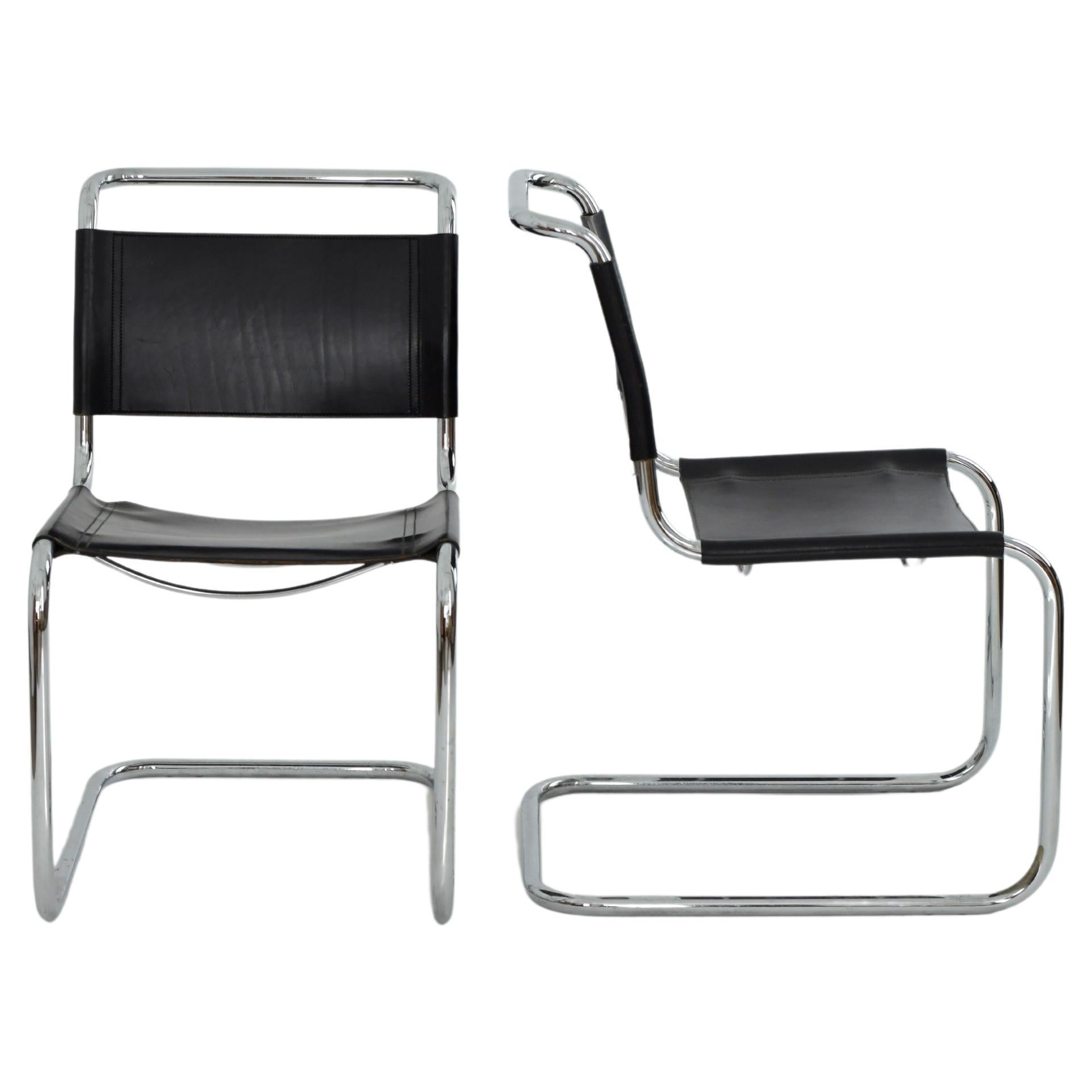 Mart Stam B33 Chairs by Fasem  For Sale