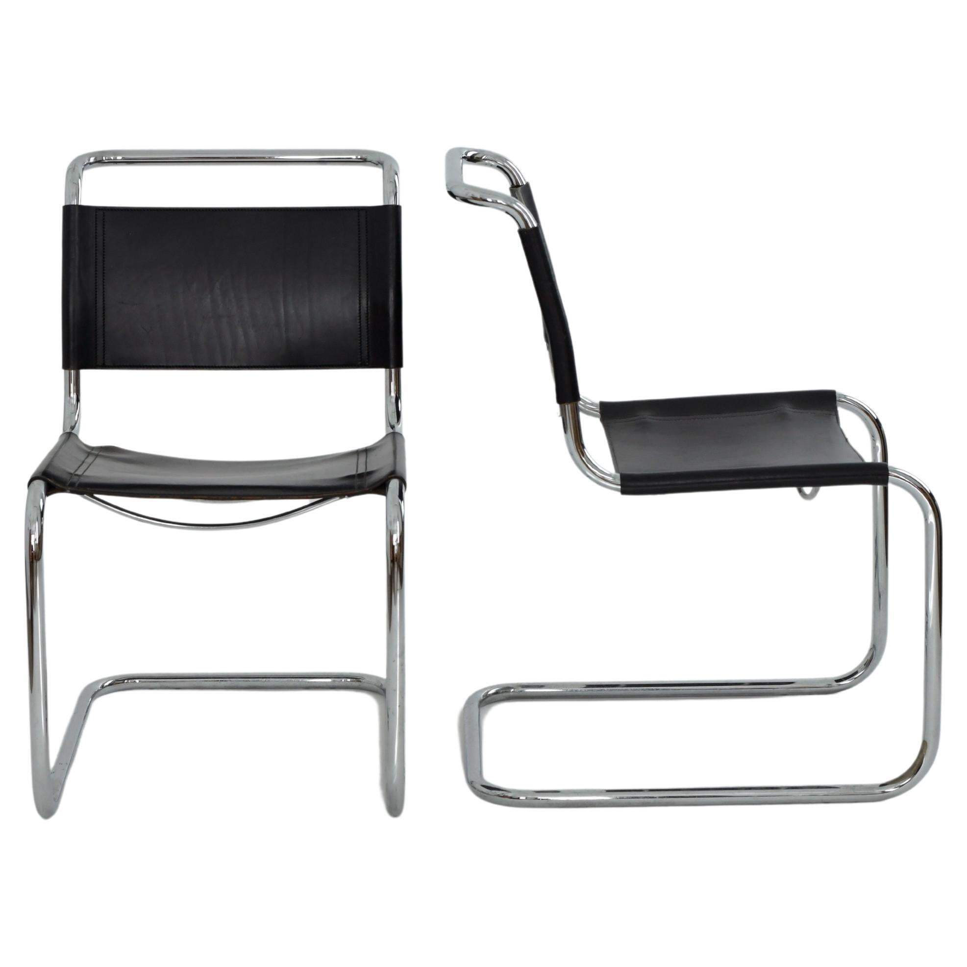 Marcel Breuer B33 chairs for Fasem 