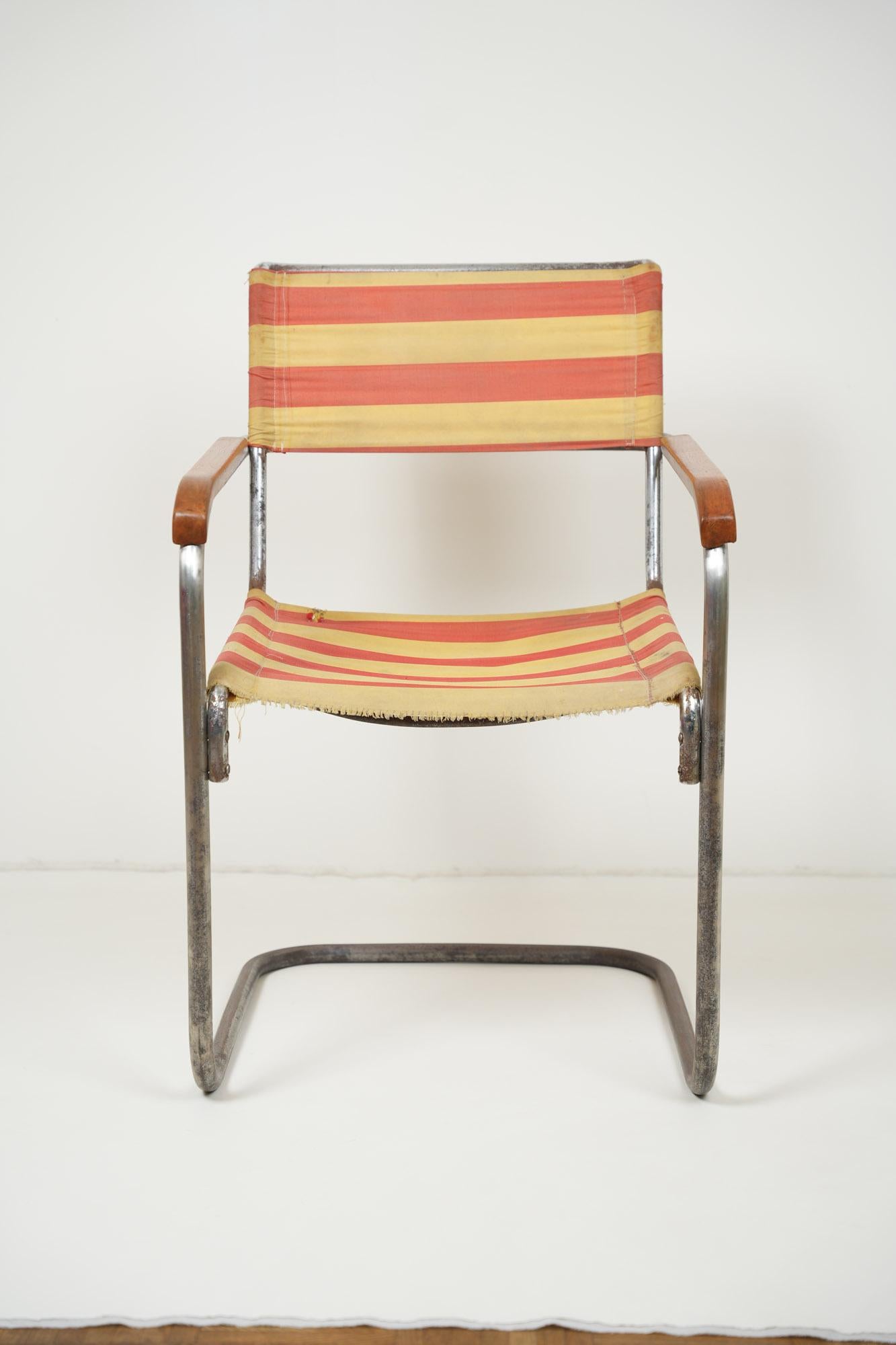 Bauhaus Marcel Breuer B34 Chair 1930s For Sale