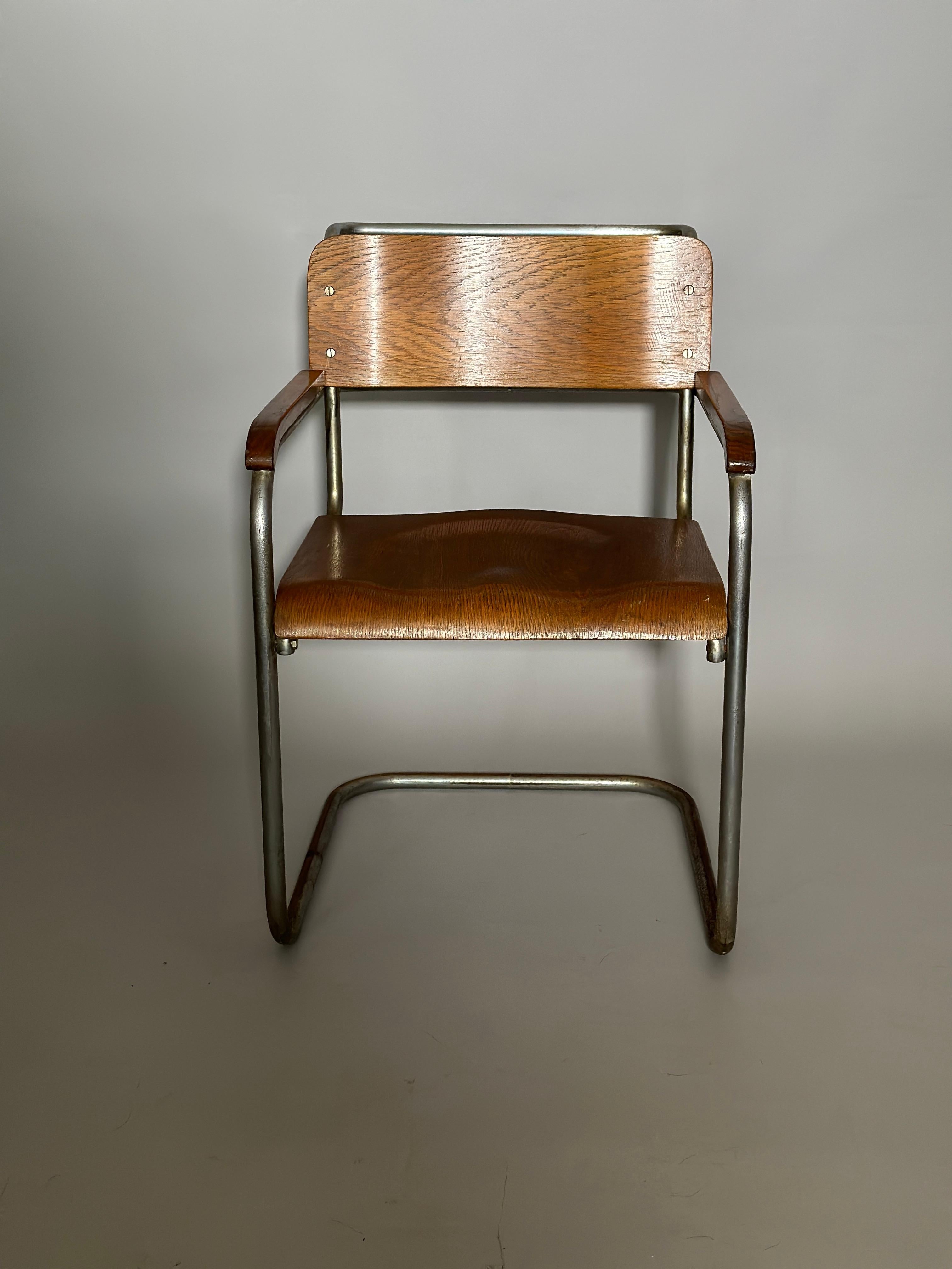 Marcel Breuer B34 Armchair for Thonet 1930s