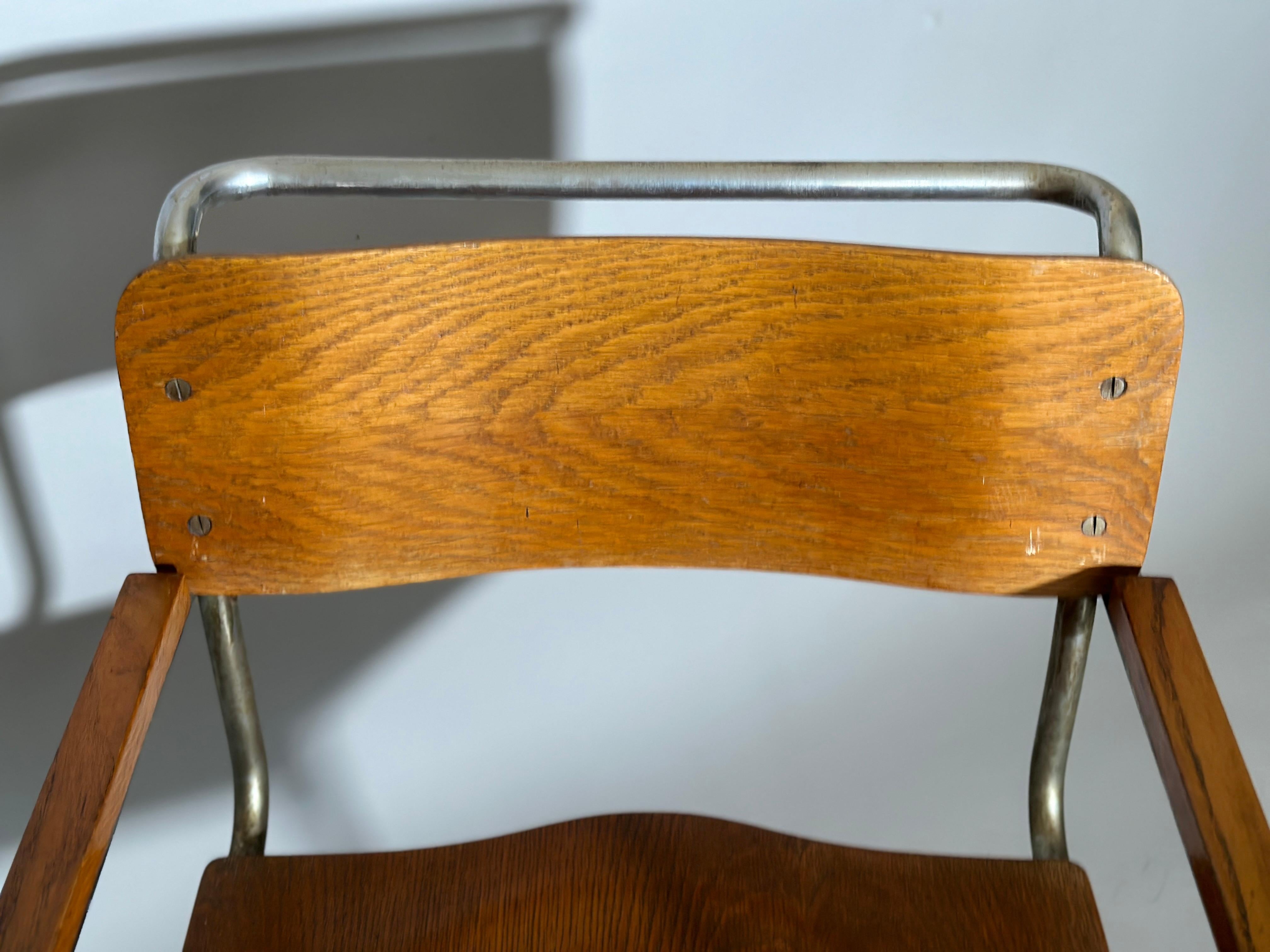 Marcel Breuer B34 Tubular Armchair 1930s 2