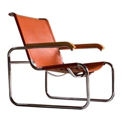 Marcel Breuer B35 Lounge Chair Armchair Thonet, circa 1930s