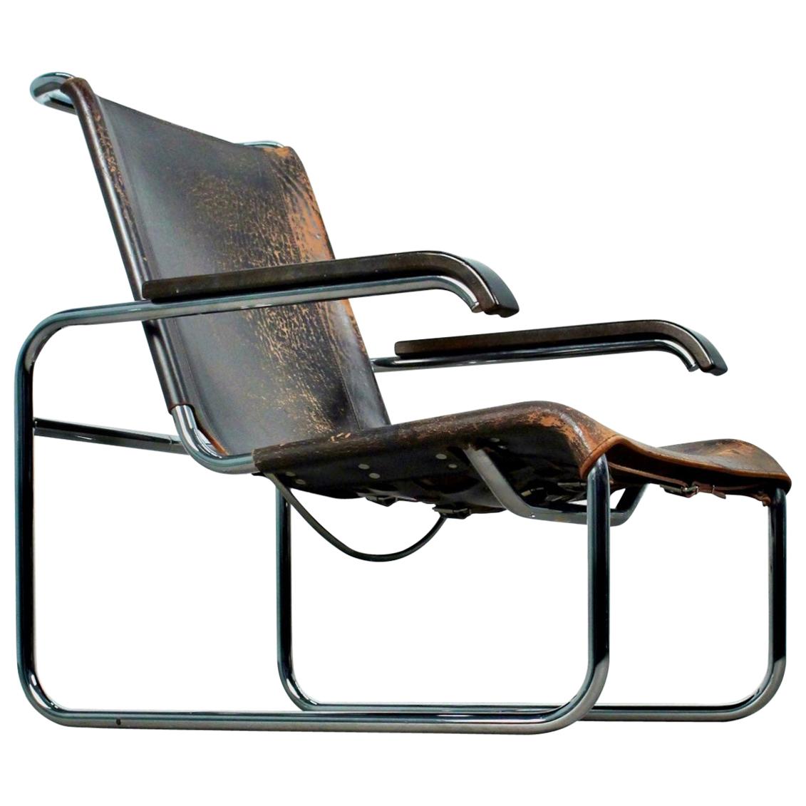 Marcel Breuer B35 Lounge Chair for Thonet, 1930s For Sale