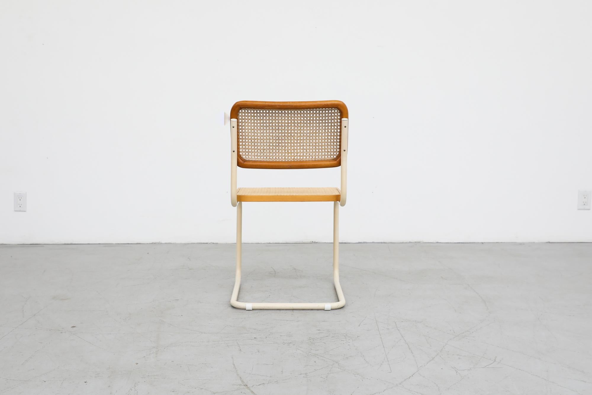 Marcel Breuer B64 Design Cesca Side Chair by Gavina, circa 1960 In Good Condition In Los Angeles, CA