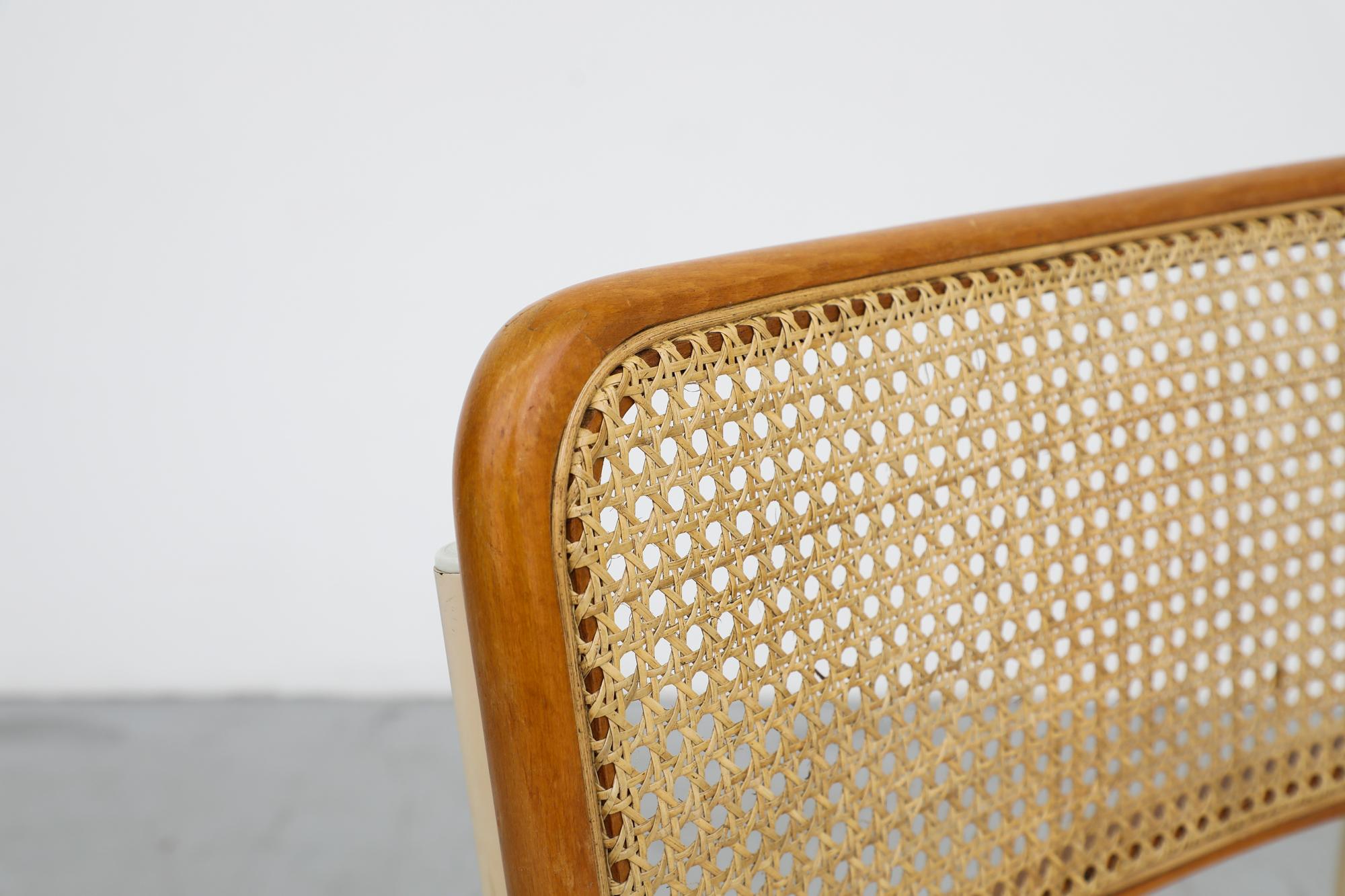 Marcel Breuer B64 Design Cesca Side Chair by Gavina, circa 1960 1