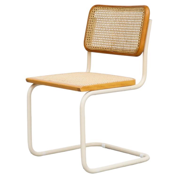 Marcel Breuer B64 Design Cesca Side Chair by Gavina, circa 1960