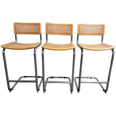 Marcel Breuer Bar Stools by Cidue, 1970s