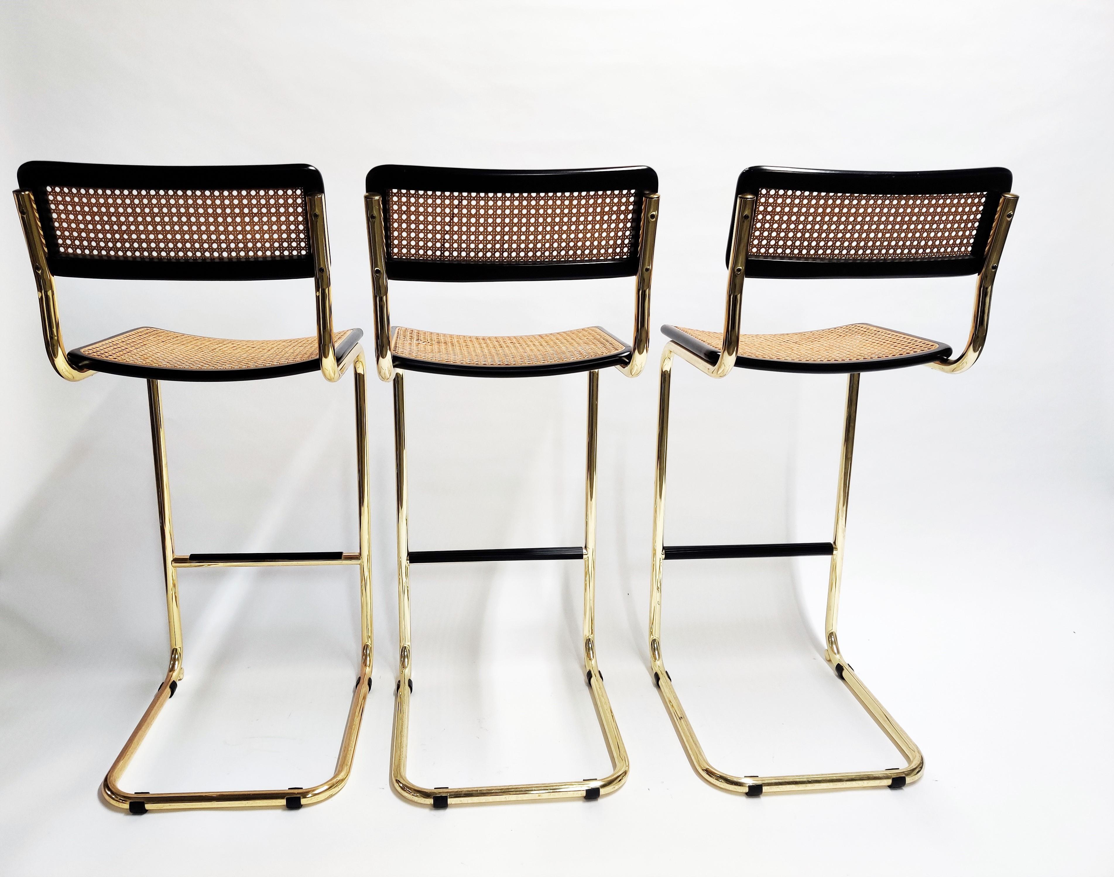 black cane bar stools