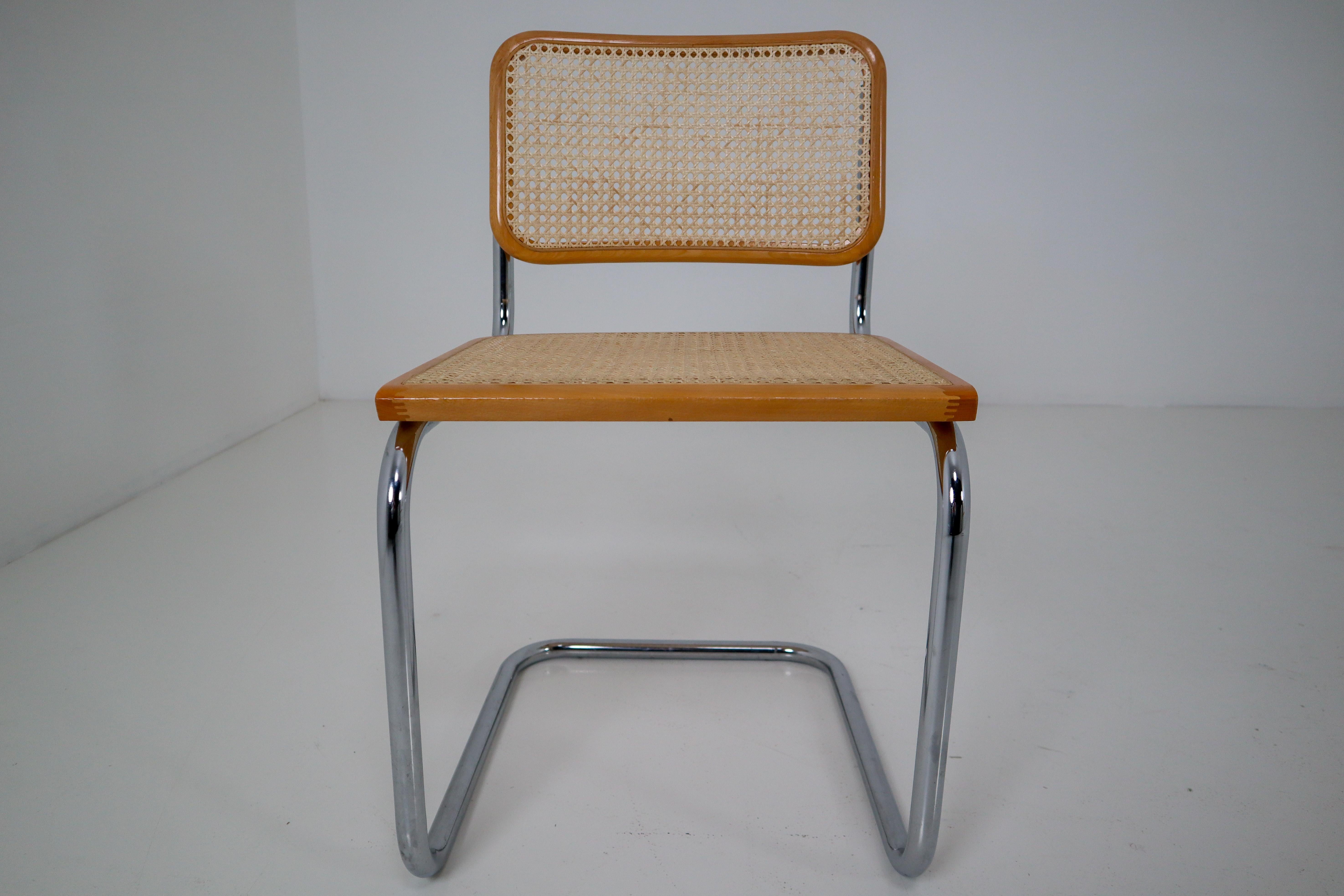 European Marcel Breuer Bauhaus Cesca Dining Room Chairs, 1970s, Set of 24
