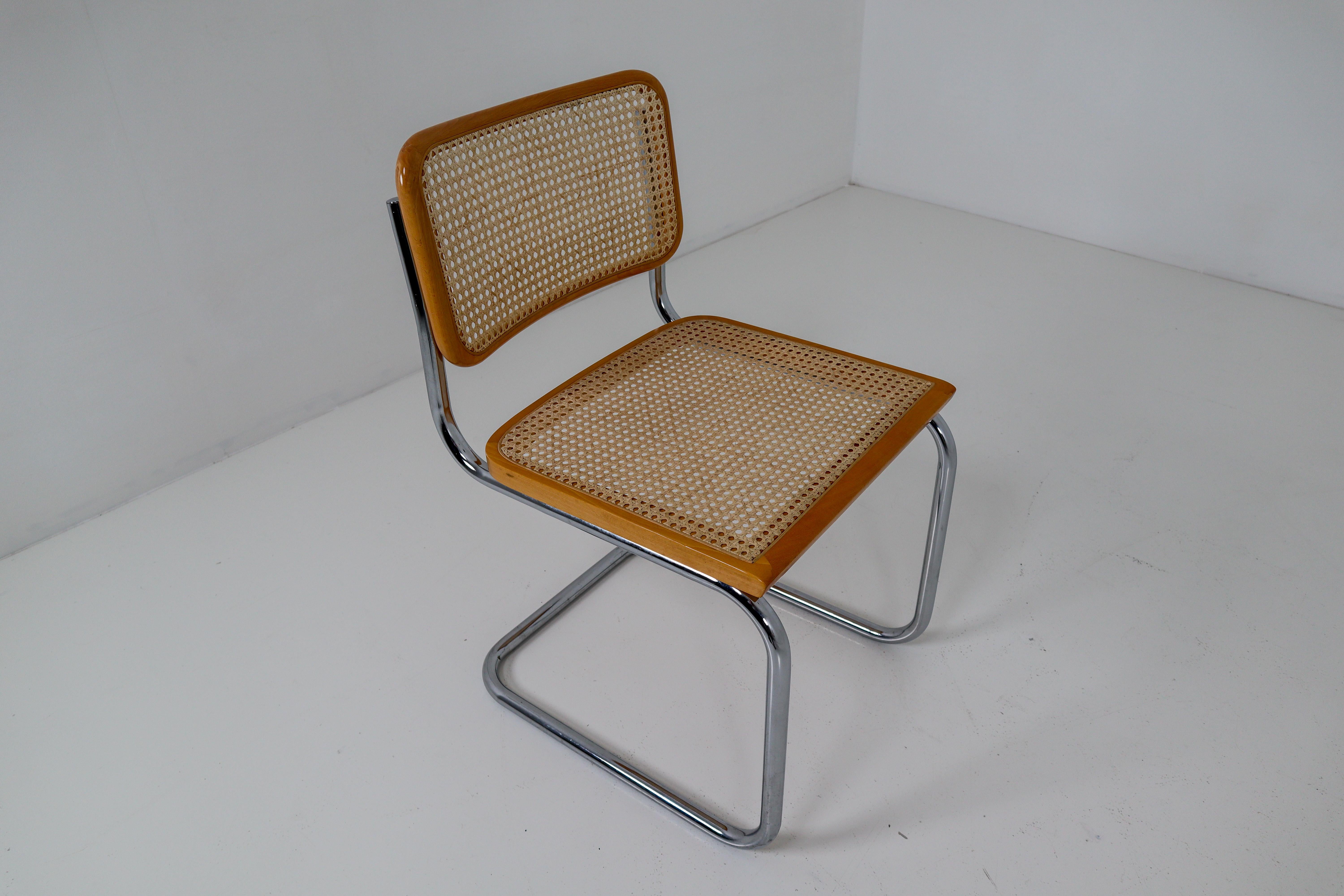 20th Century Marcel Breuer Bauhaus Cesca Dining Room Chairs, 1970s, Set of 24