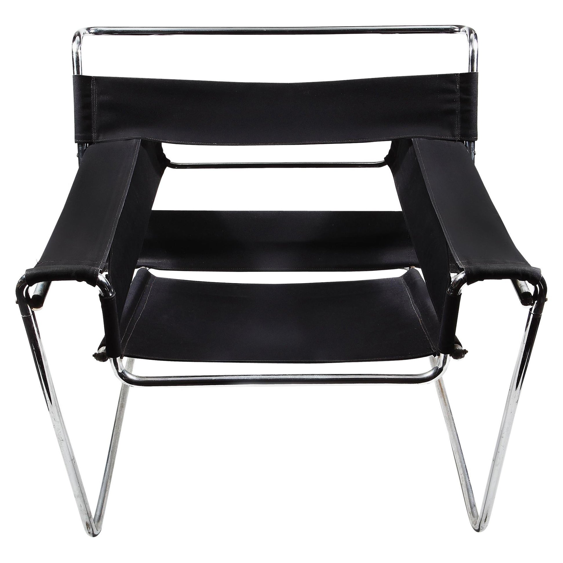 Marcel Breuer Bauhaus Club Armchair B3, 1927 Made by Standart Möbel For Sale