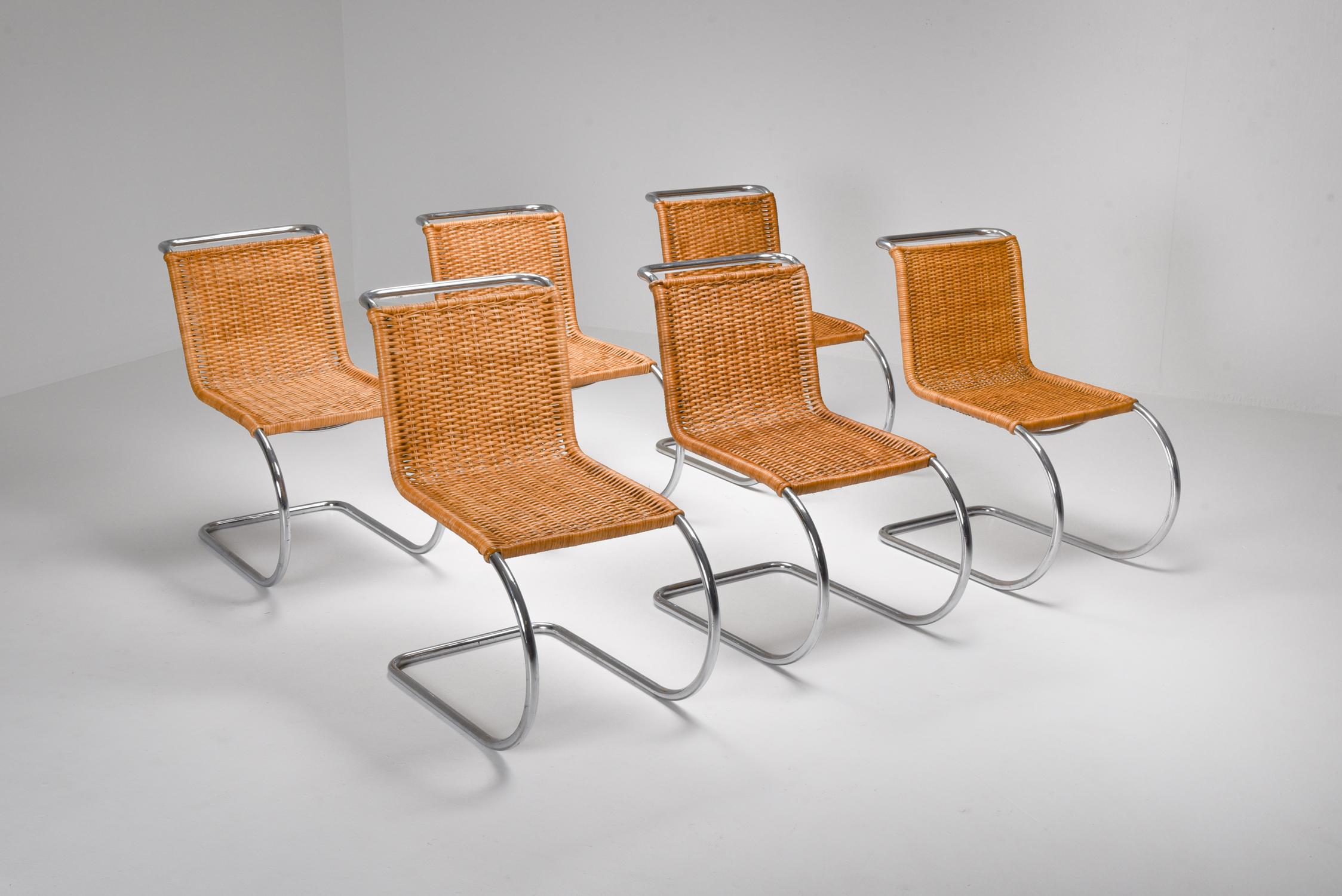 Mid-Century Modern Marcel Breuer Bauhaus Dining Chairs for Thonet