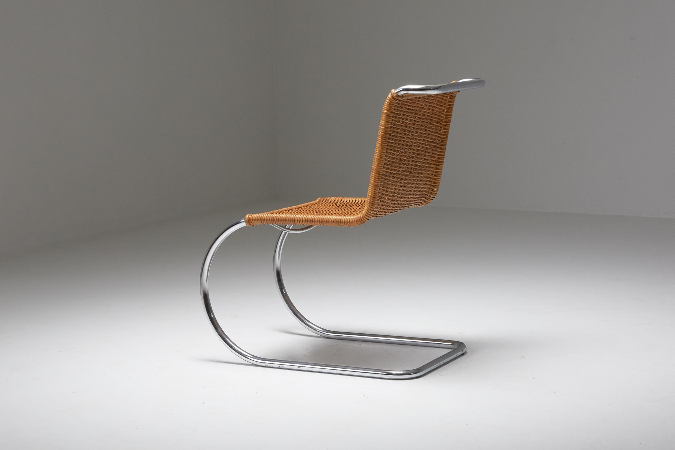 Rattan Marcel Breuer Bauhaus Dining Chairs for Thonet