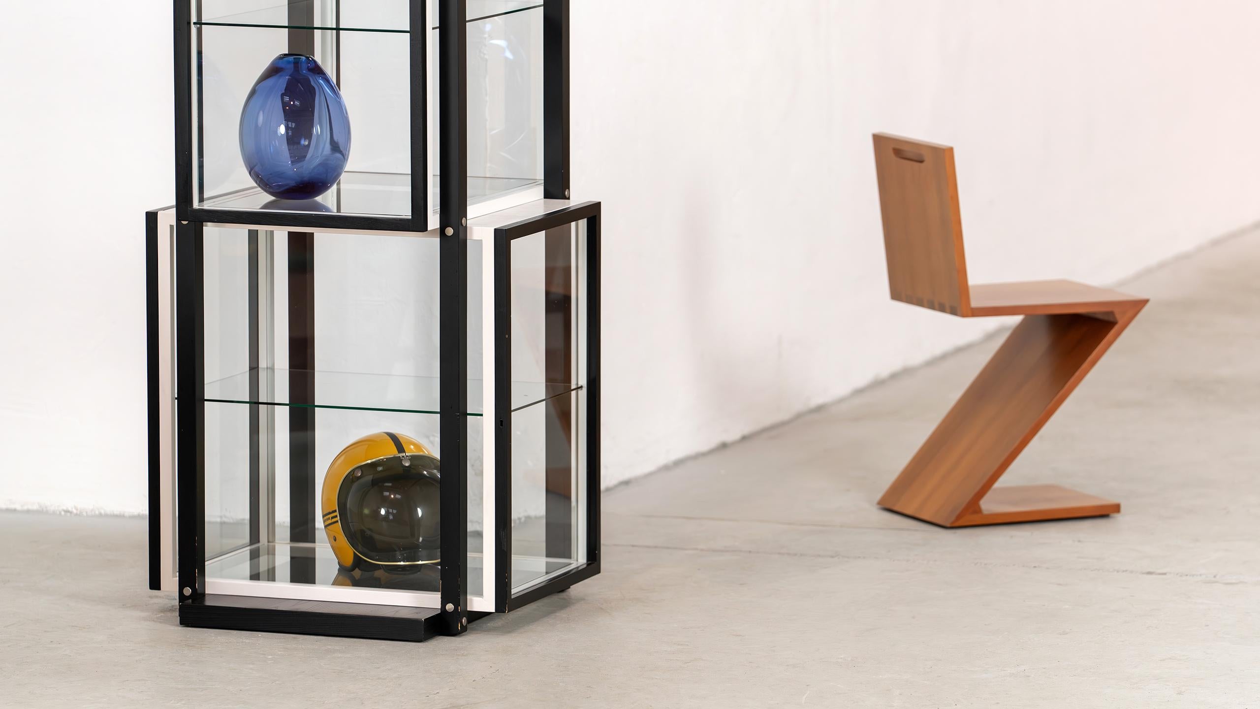 Marcel Breuer Bauhaus Glasvitrine Vitrine S40 von Tecta, Deutschland im Zustand „Gut“ im Angebot in Munster, NRW