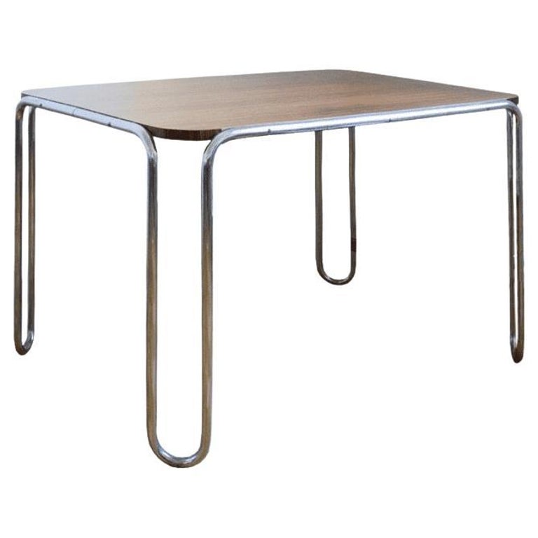 Classic Minimalist Bauhaus Marcel Breuer Style Dining Table For Sale at  1stDibs