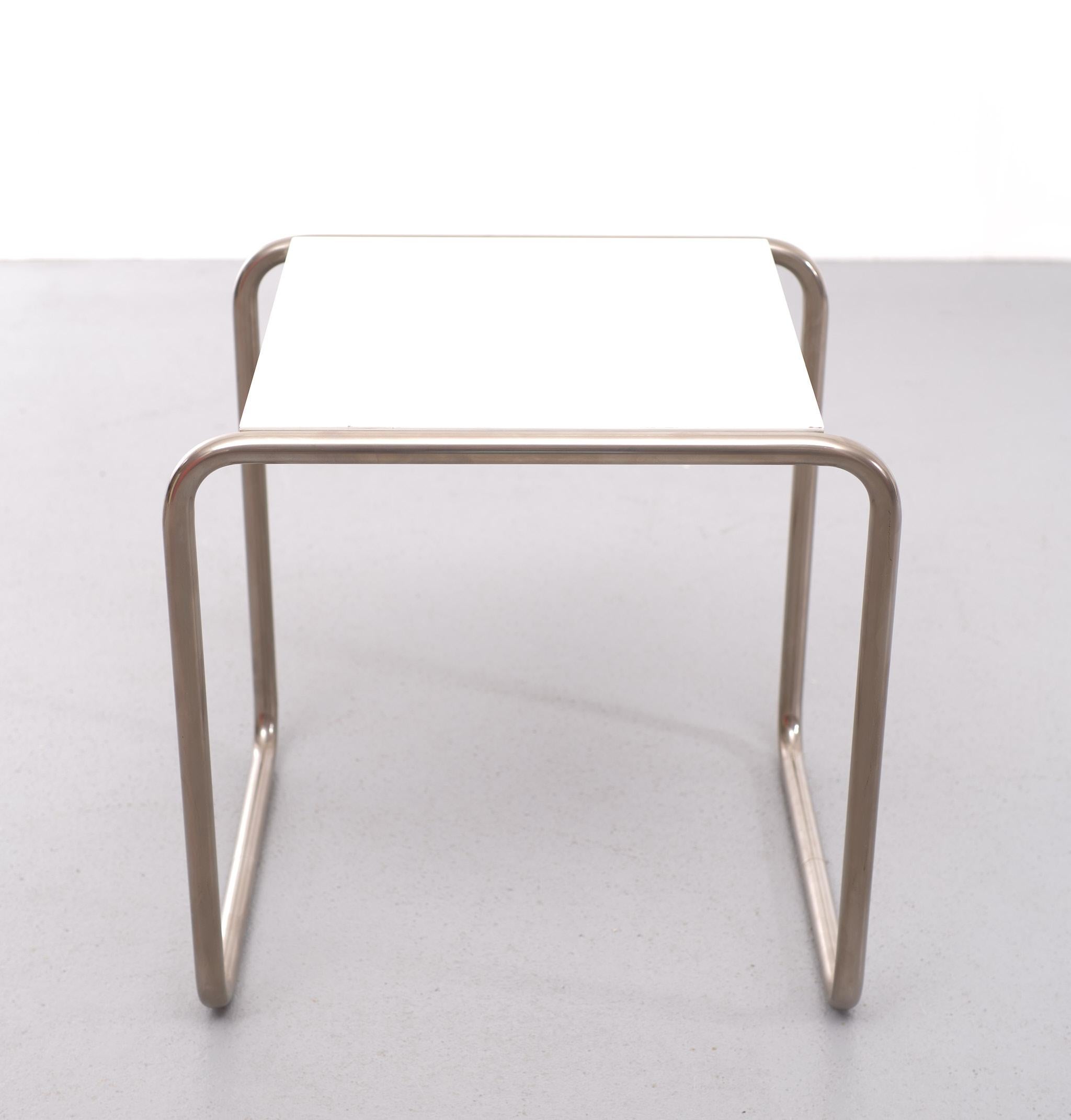 Late 20th Century Marcel Breuer Bauhaus side table B9 Tecta