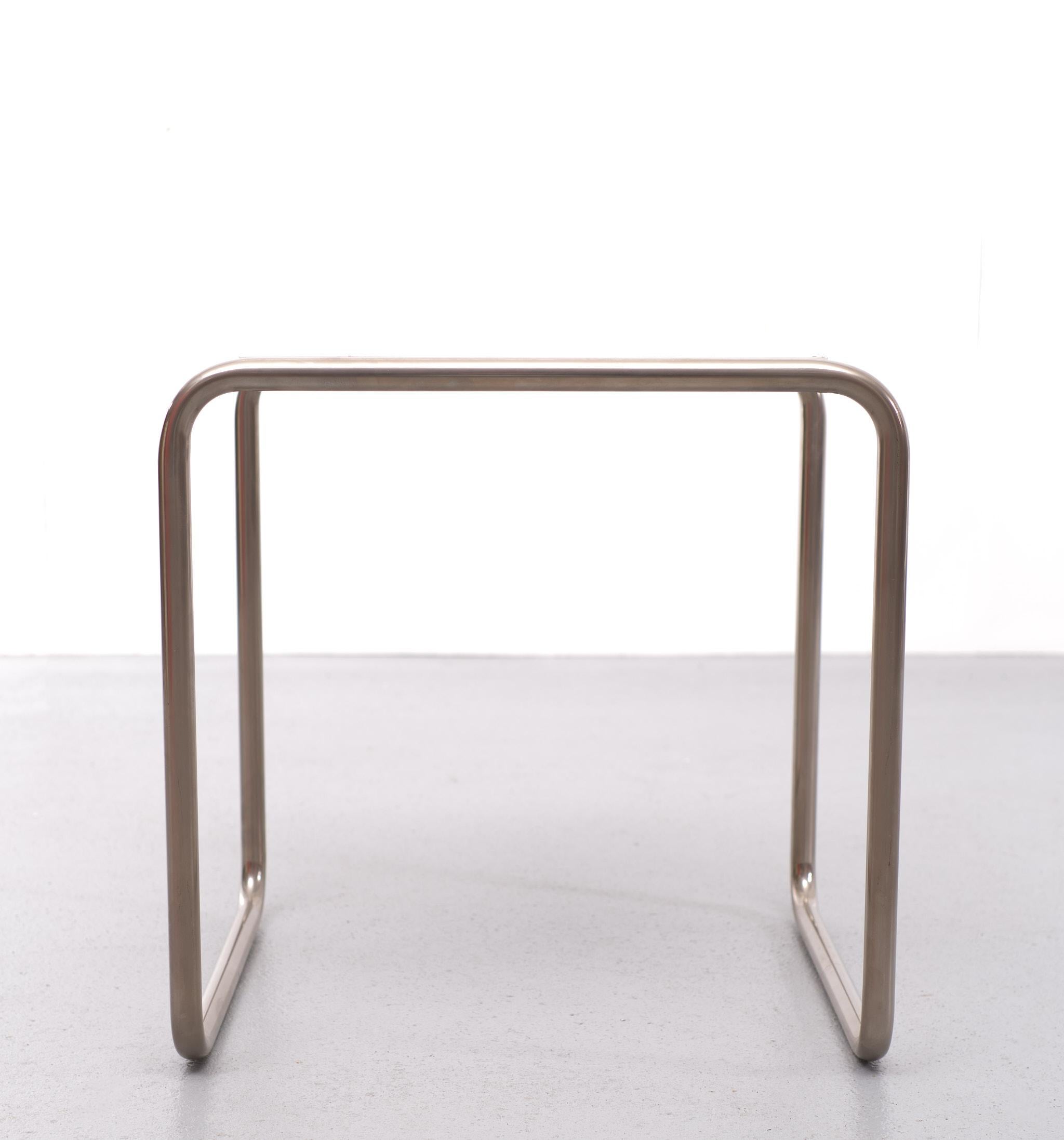 Chrome Marcel Breuer Bauhaus side table B9 Tecta