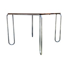 Marcel Breuer Bauhaus Style Tubular Steel Dining Table, Germany, 1960s