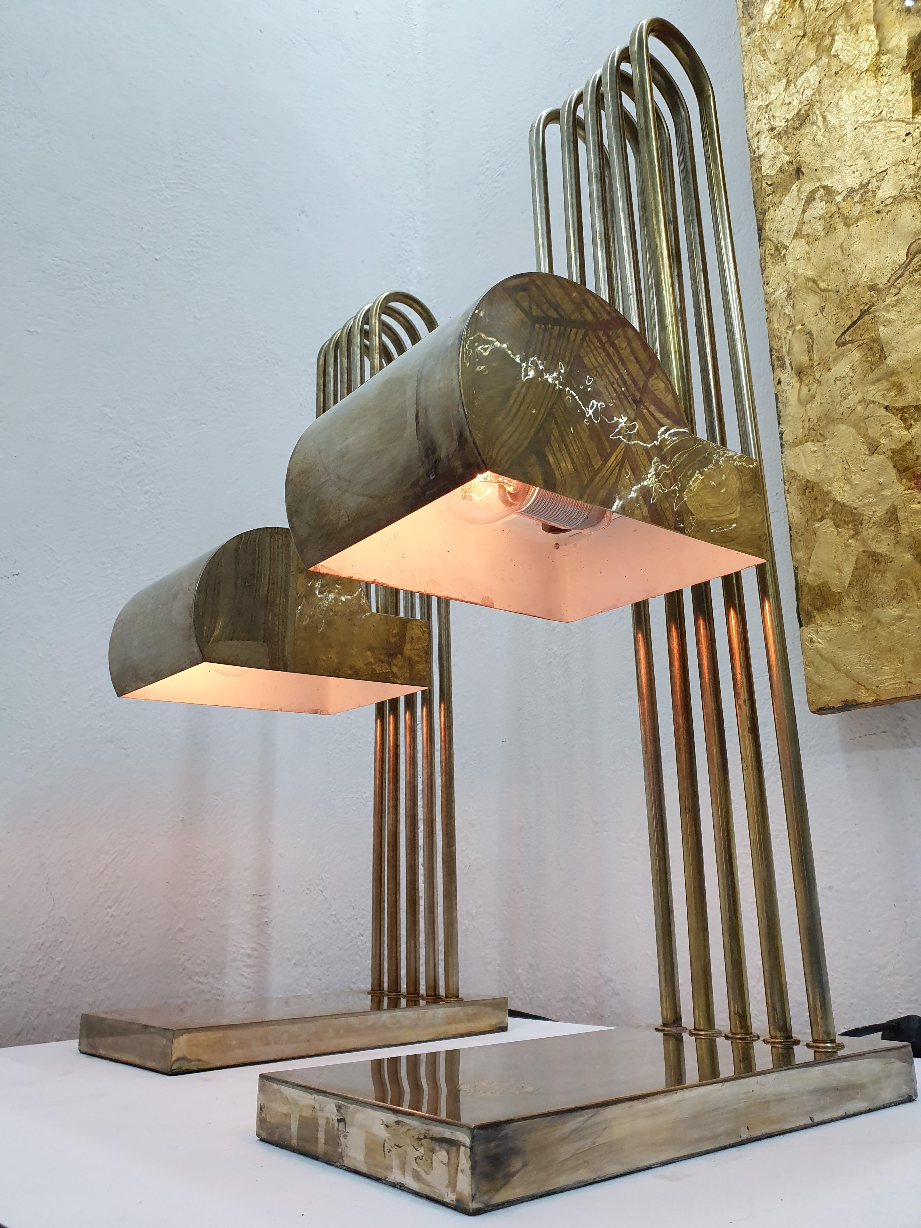 Marcel Breuer Bauhaus Table Lamps for the Paris Exhibition of 1925, France, 1925 2