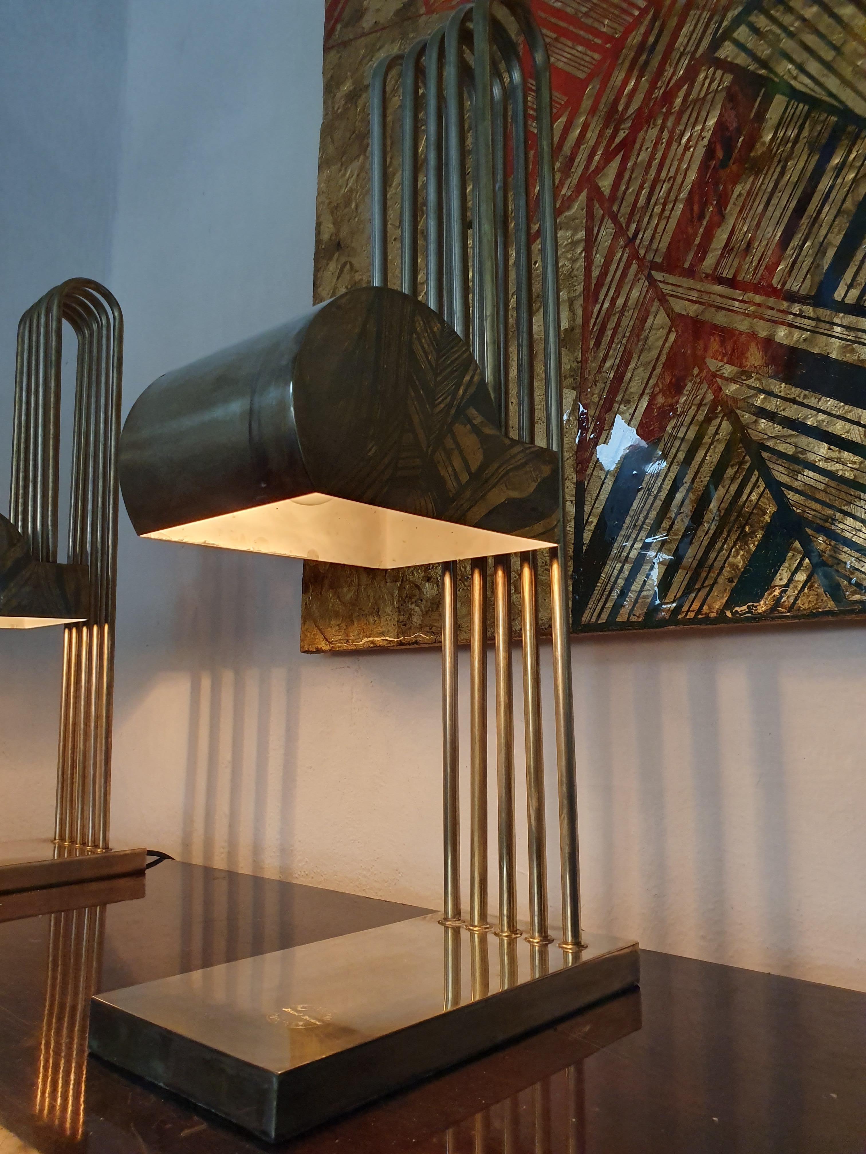 Marcel Breuer Bauhaus Table Lamps for the Paris Exhibition of 1925, France, 1925 6