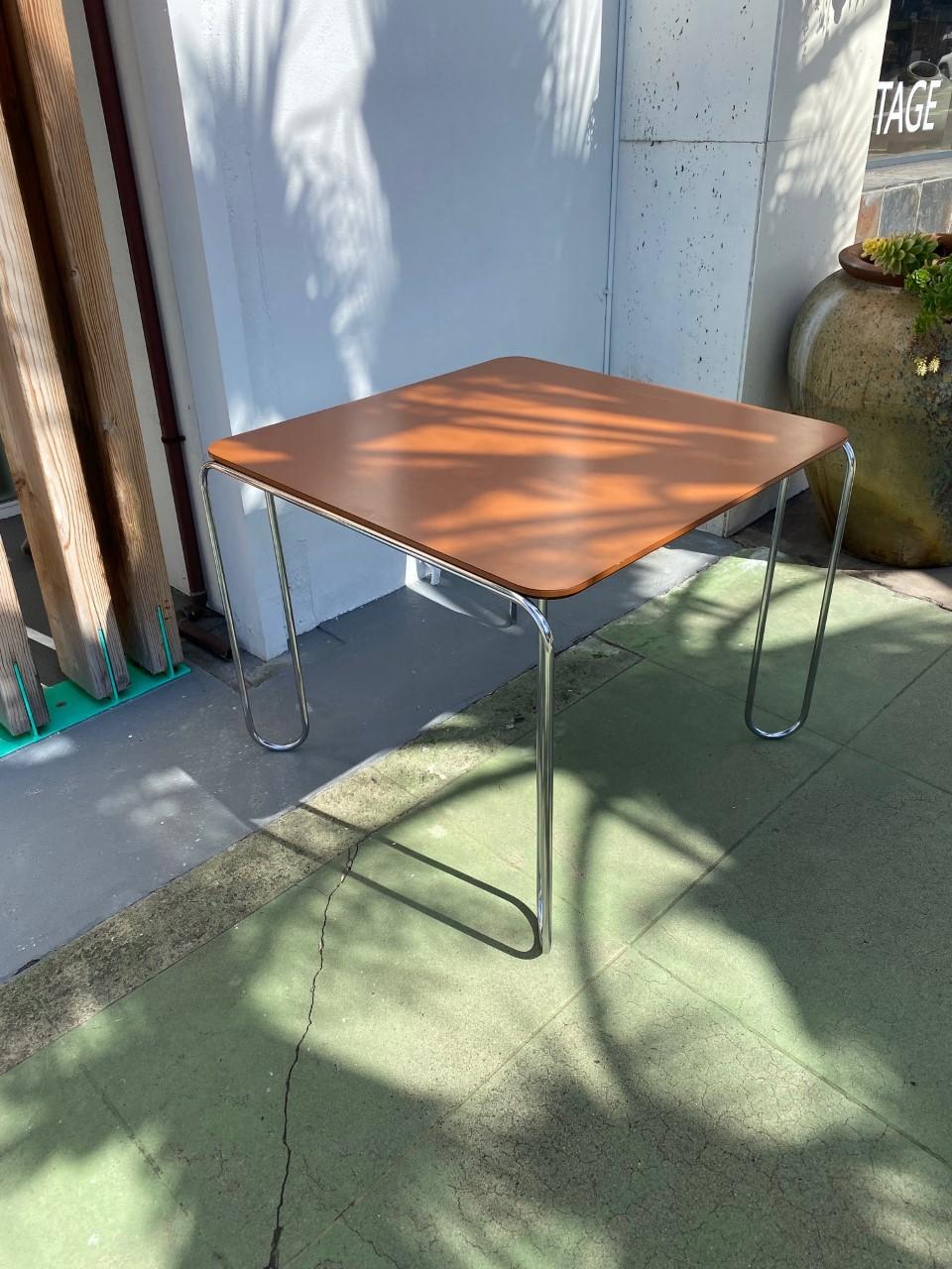 Cast Marcel Breuer Bauhaus Tubular Steel Dining Table, Germany, 1960s For Sale