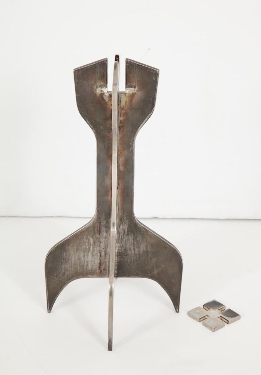 Plated Marcel Breuer Candle Stick for Gavina For Sale